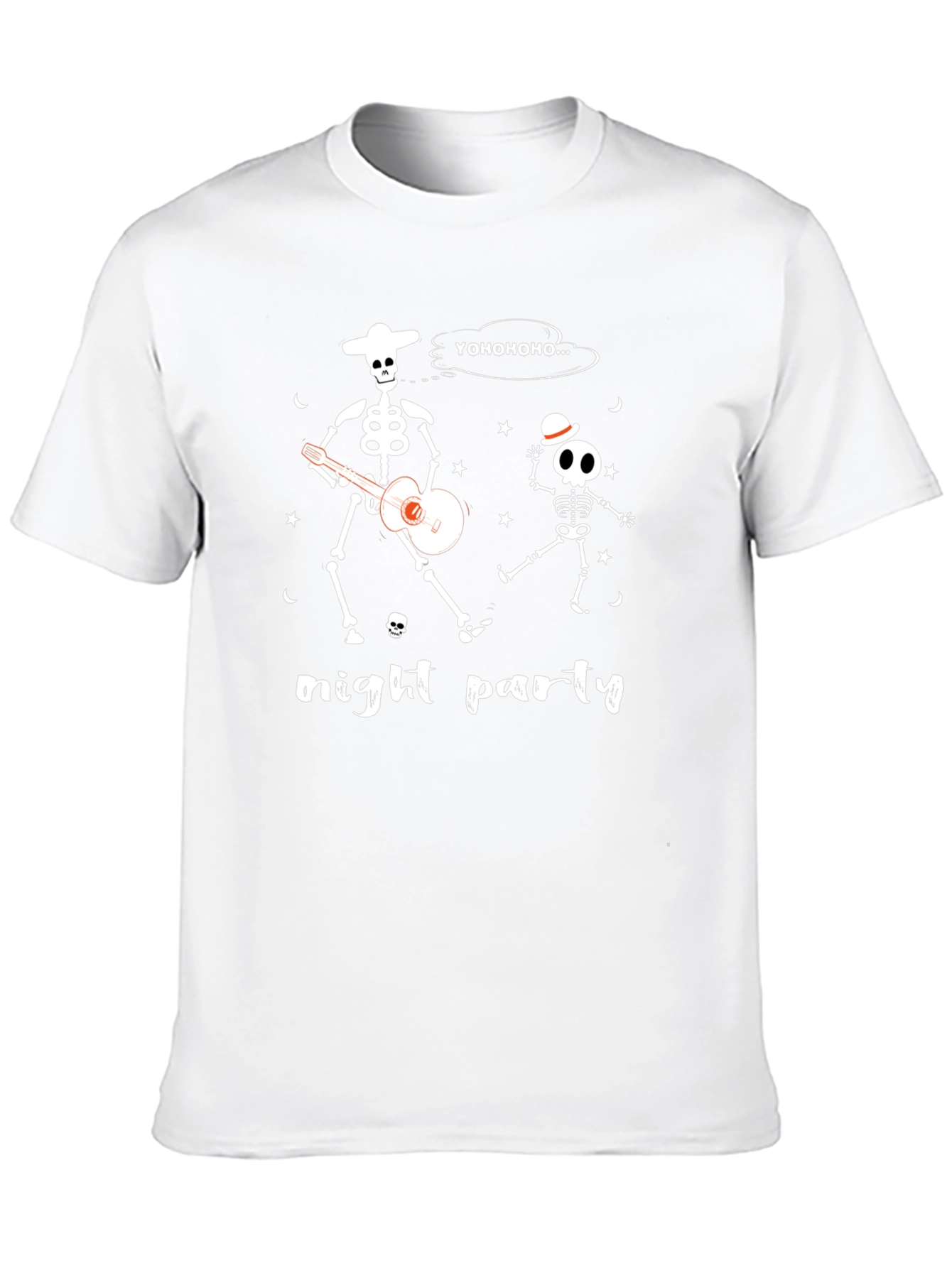 Night Party Skeleton Guitarist T-Shirt