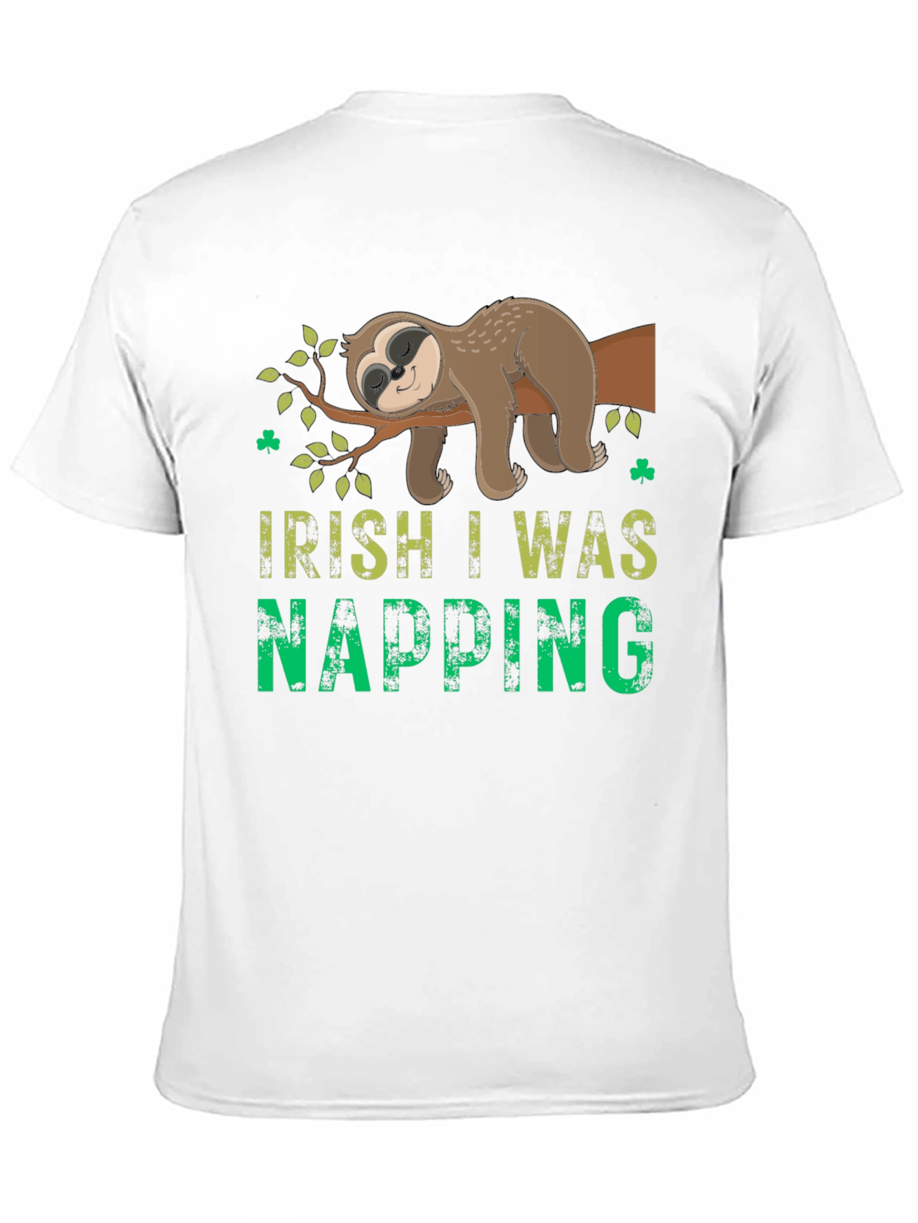 Irish I Was Napping Sloth Tee