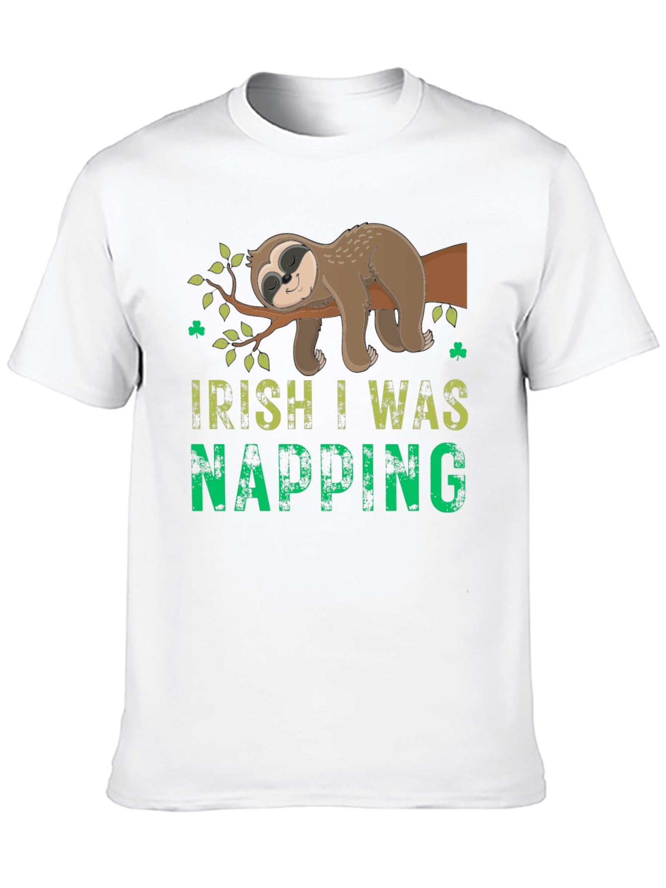Irish I Was Napping Sloth Tee