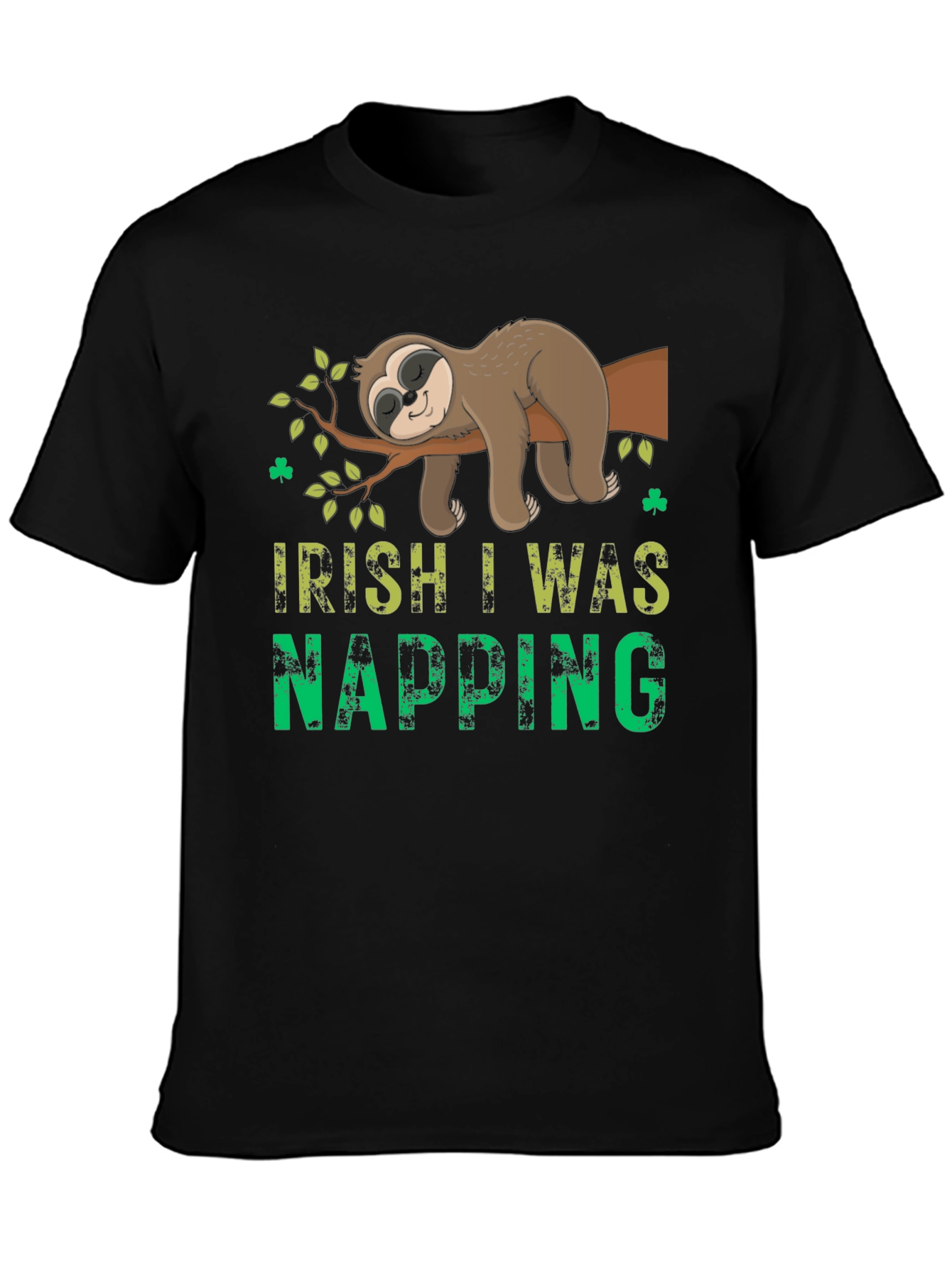 Irish I Was Napping Sloth Tee