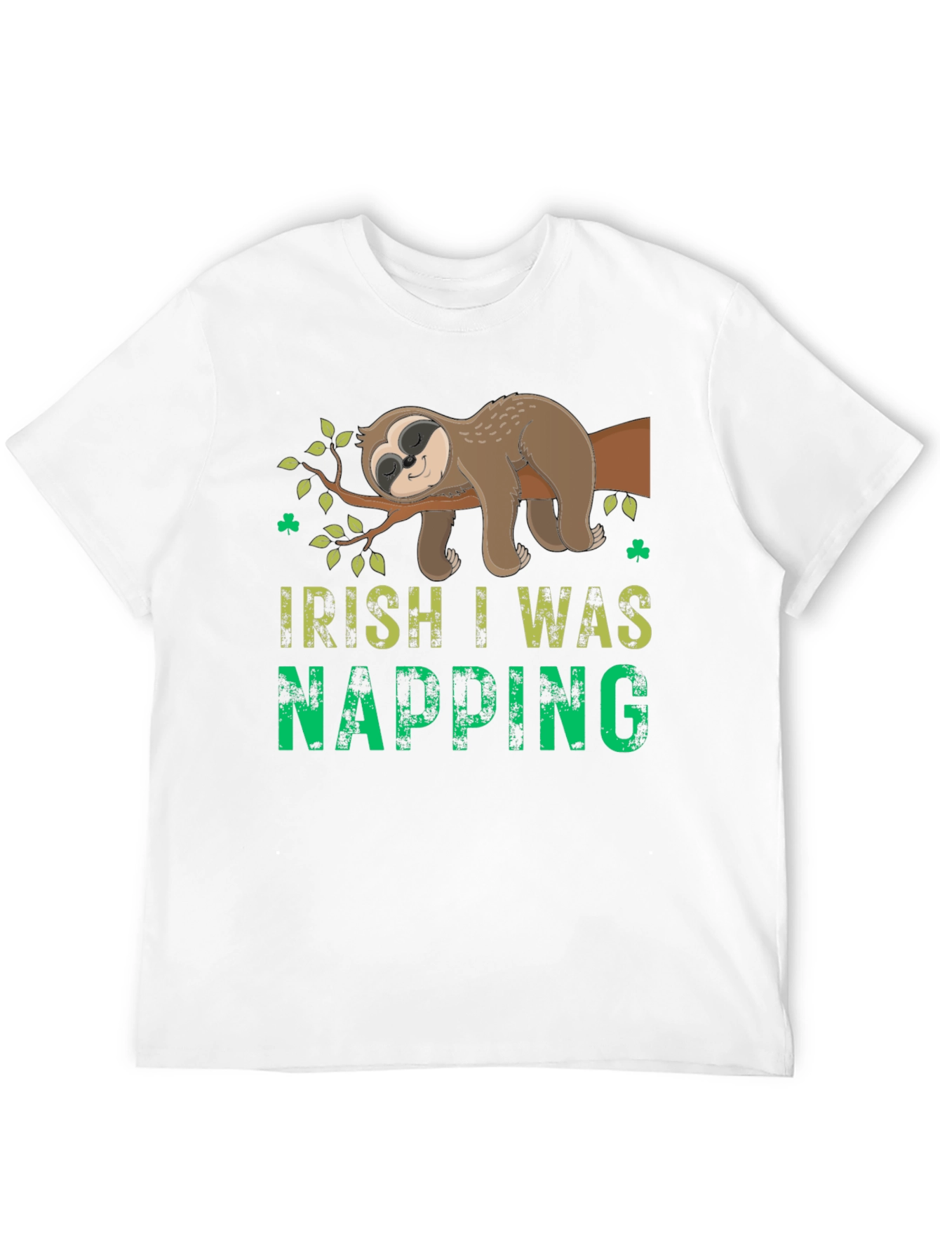 Irish I Was Napping Sloth Tee