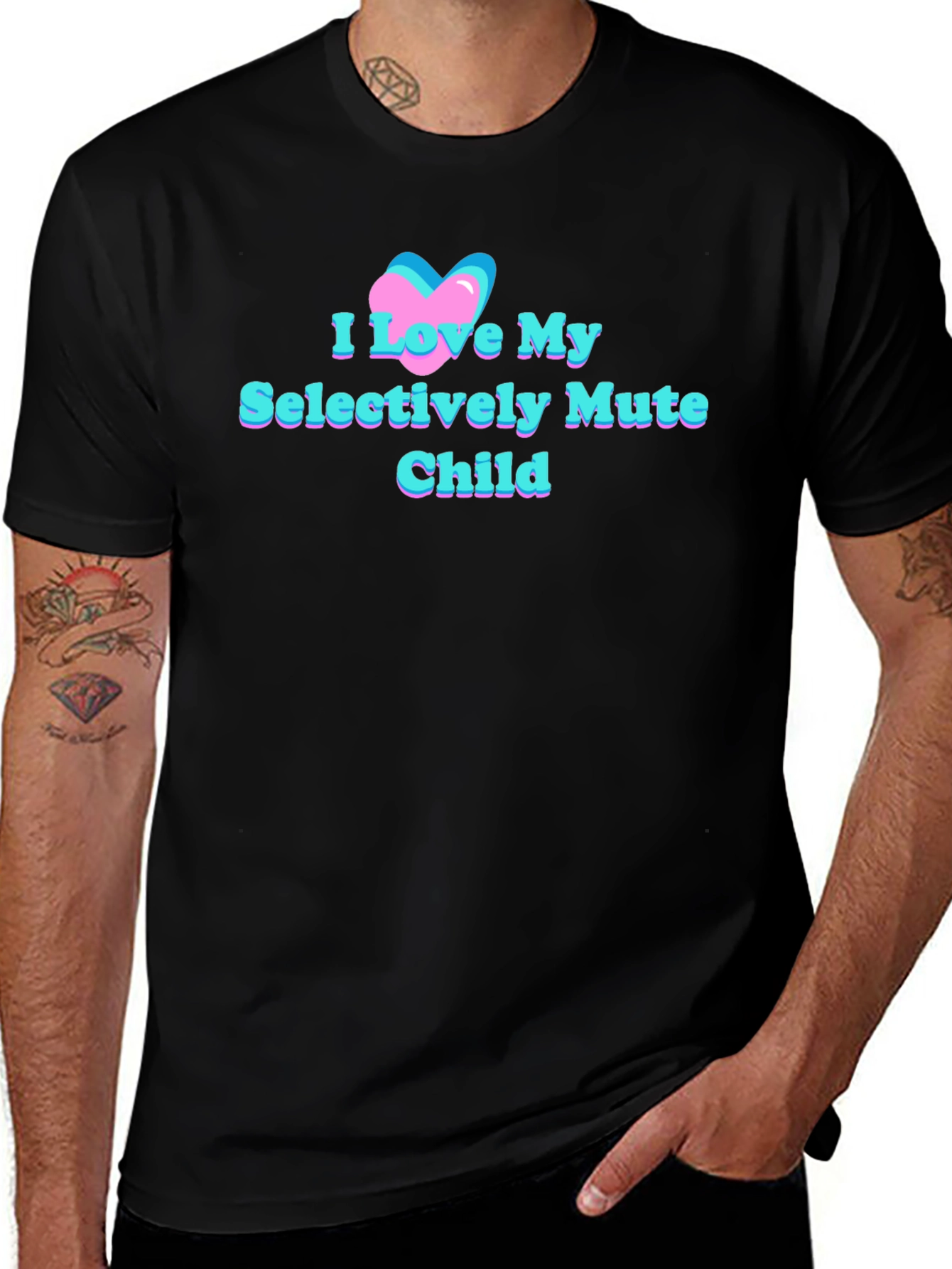 I Love My Selectively Mute Child Tee
