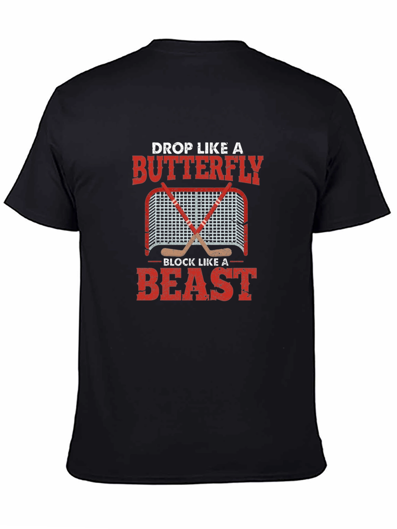 Hockey Goalie Butterfly Beast T-Shirt