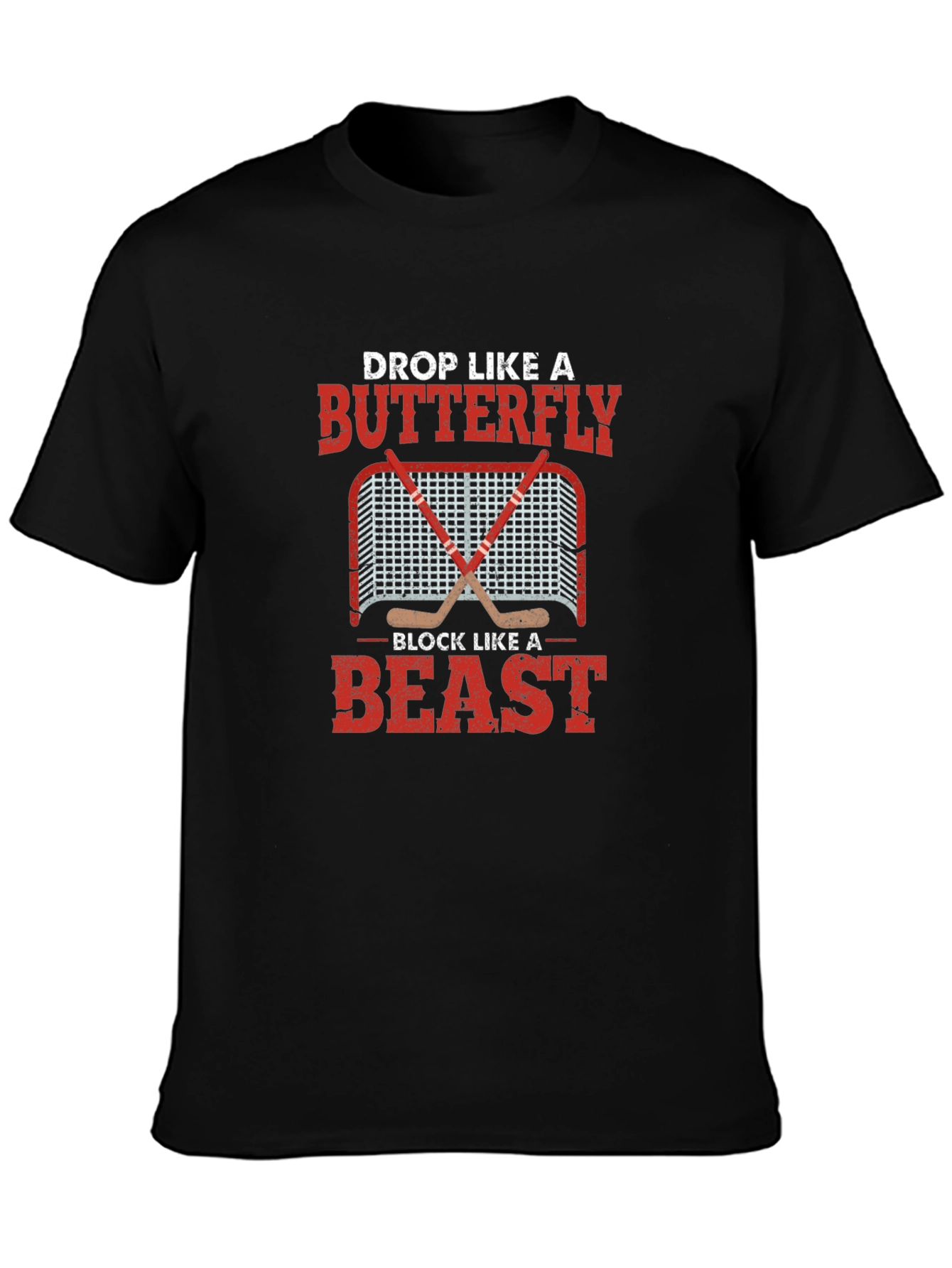 Hockey Goalie Butterfly Beast T-Shirt