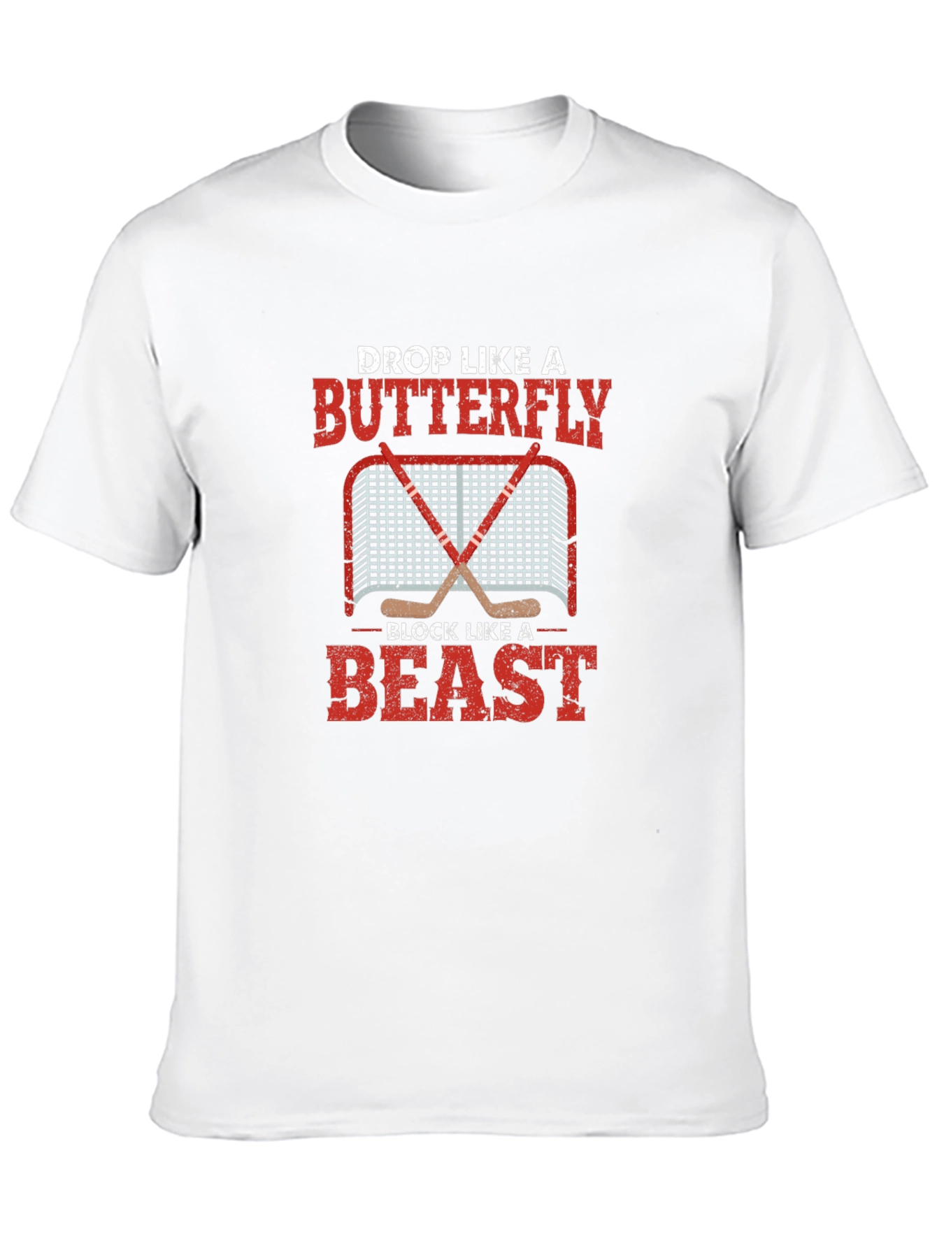 Hockey Goalie Butterfly Beast T-Shirt