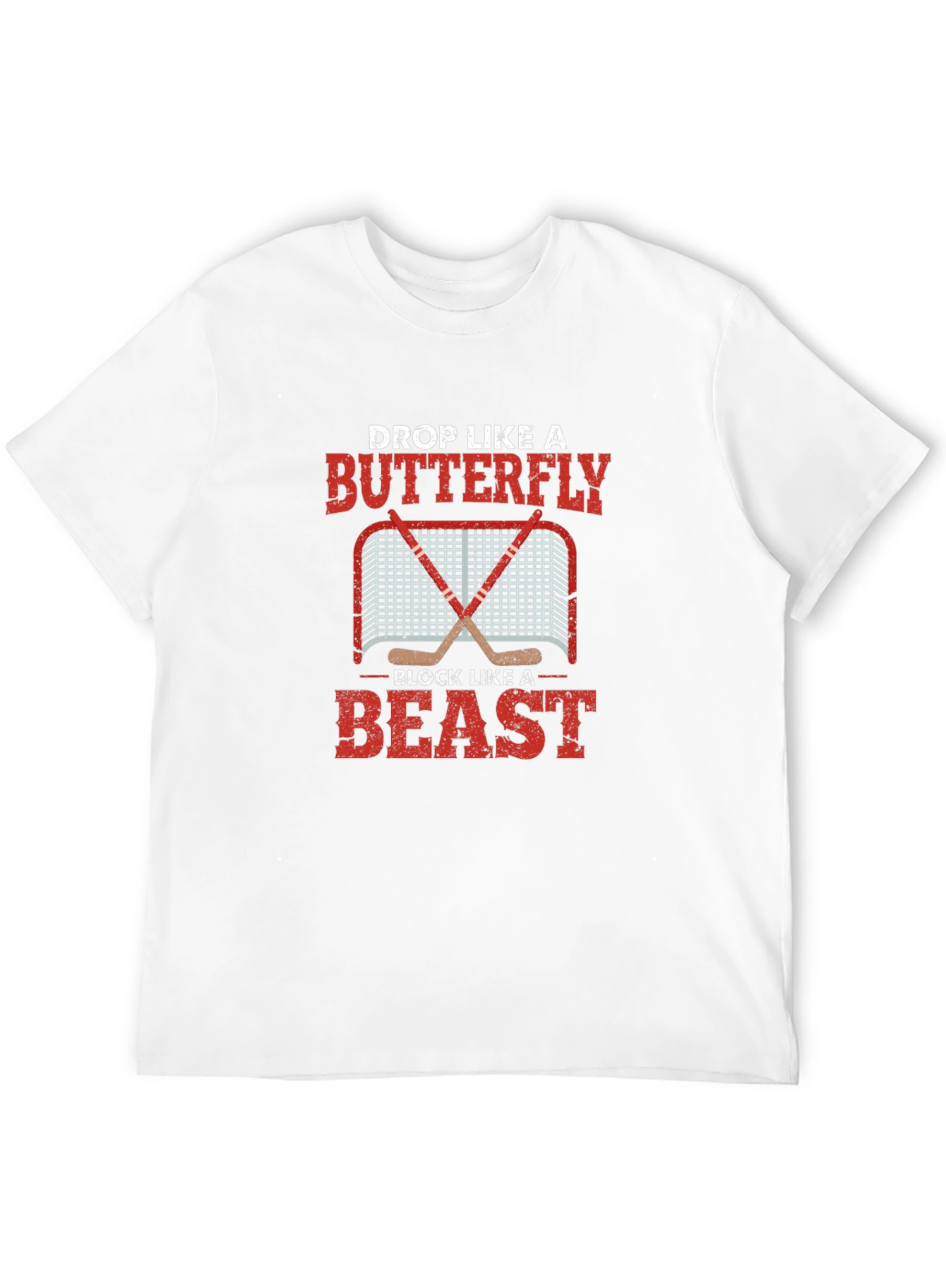 Hockey Goalie Butterfly Beast T-Shirt