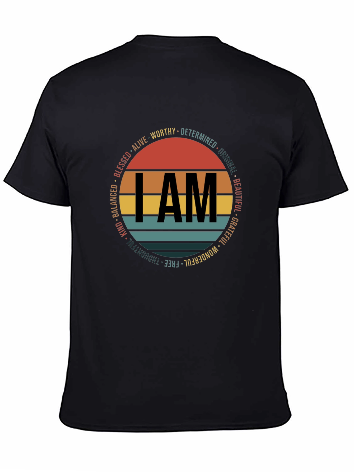 I AM Graphic Print Crew Neck T-Shirt