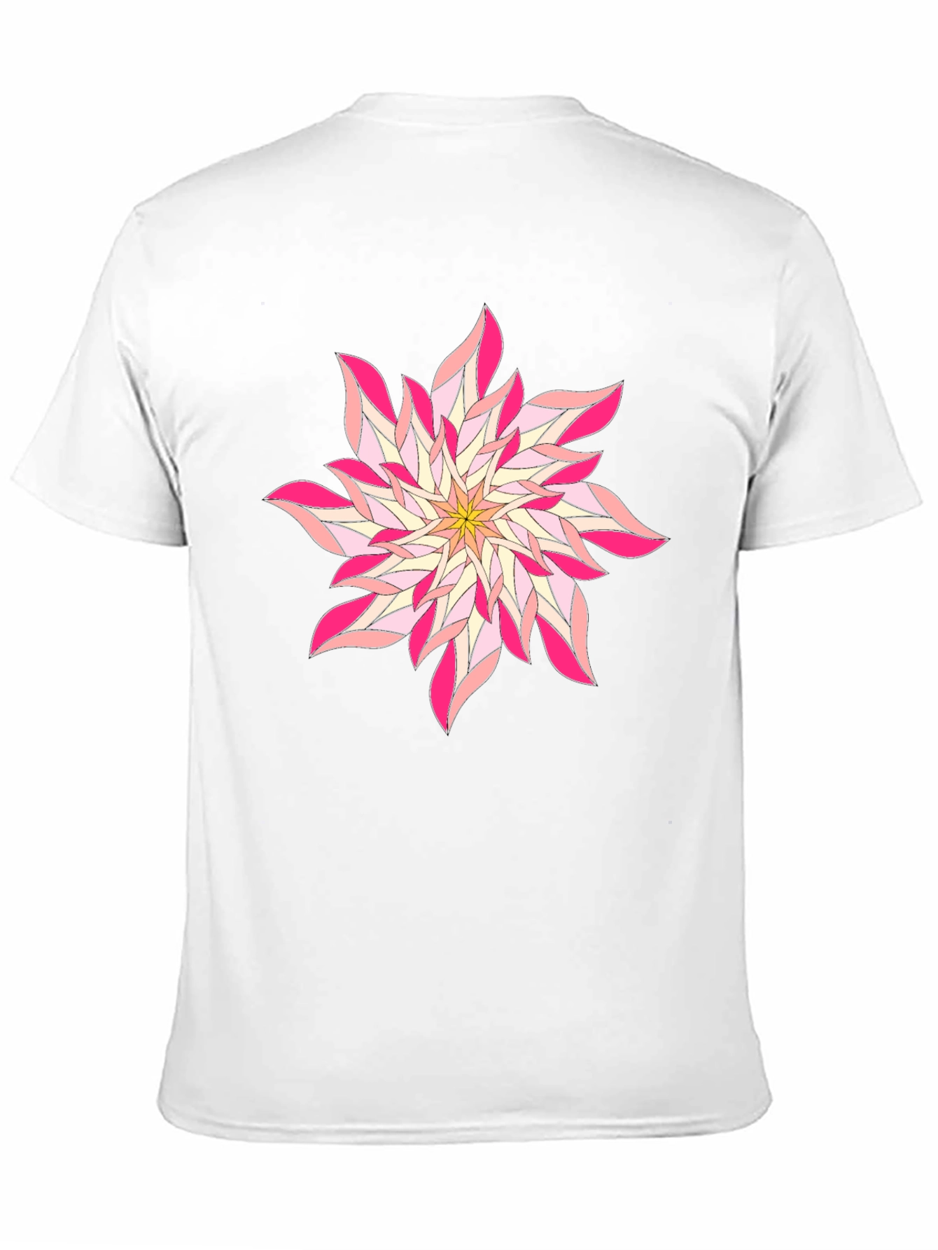 Floral Print Black T-Shirt
