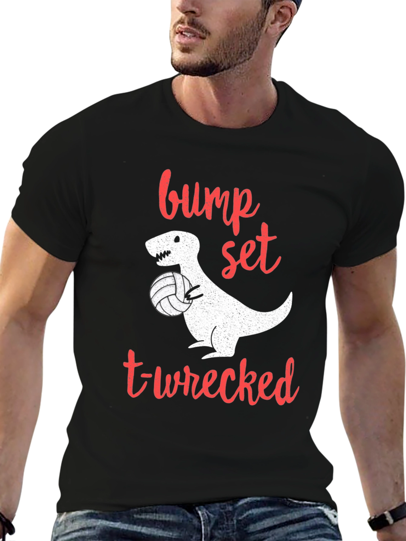 Bump Set T-Wrecked Volleyball T-Shirt