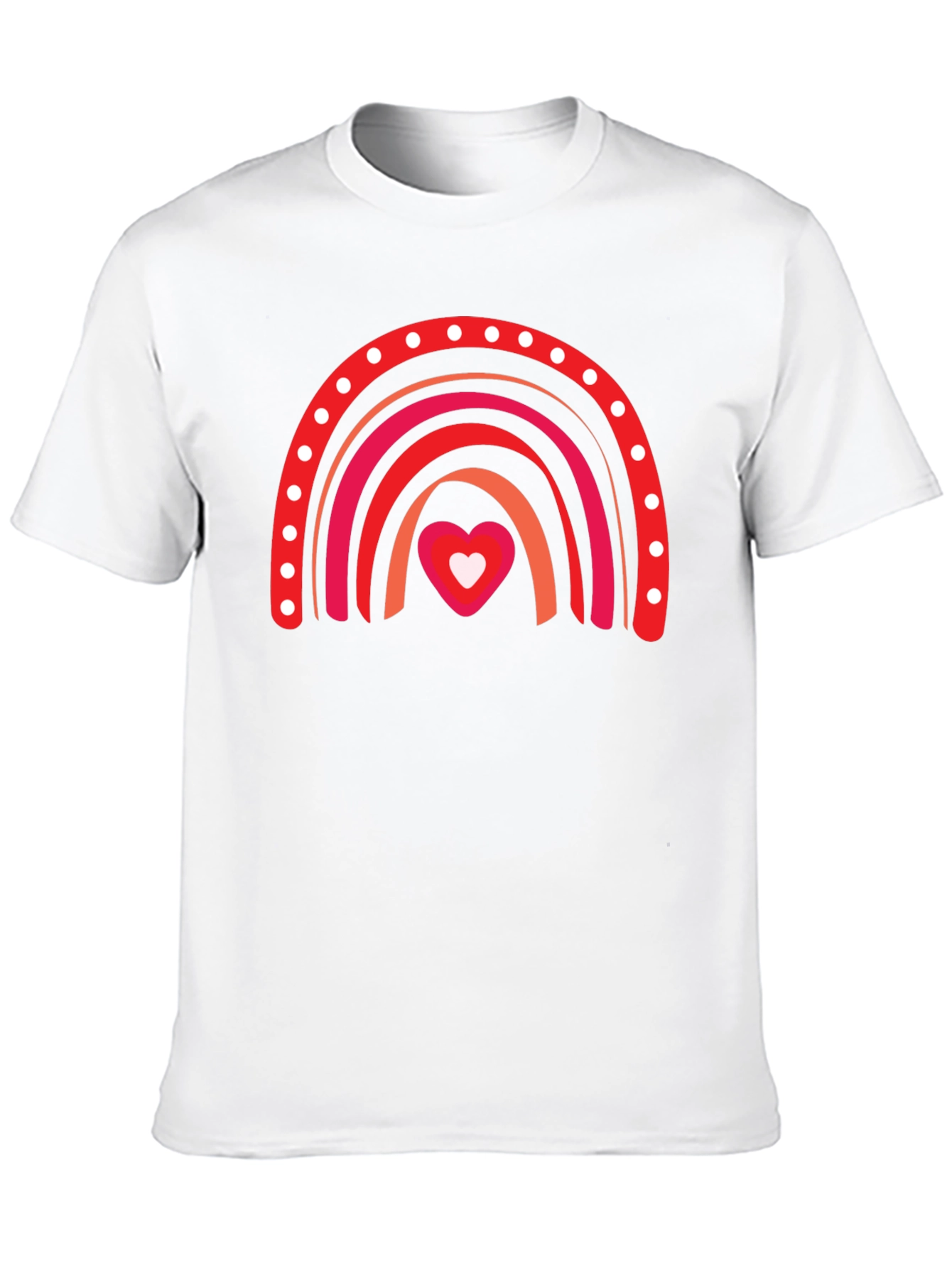 Love Rainbow Black T-Shirt