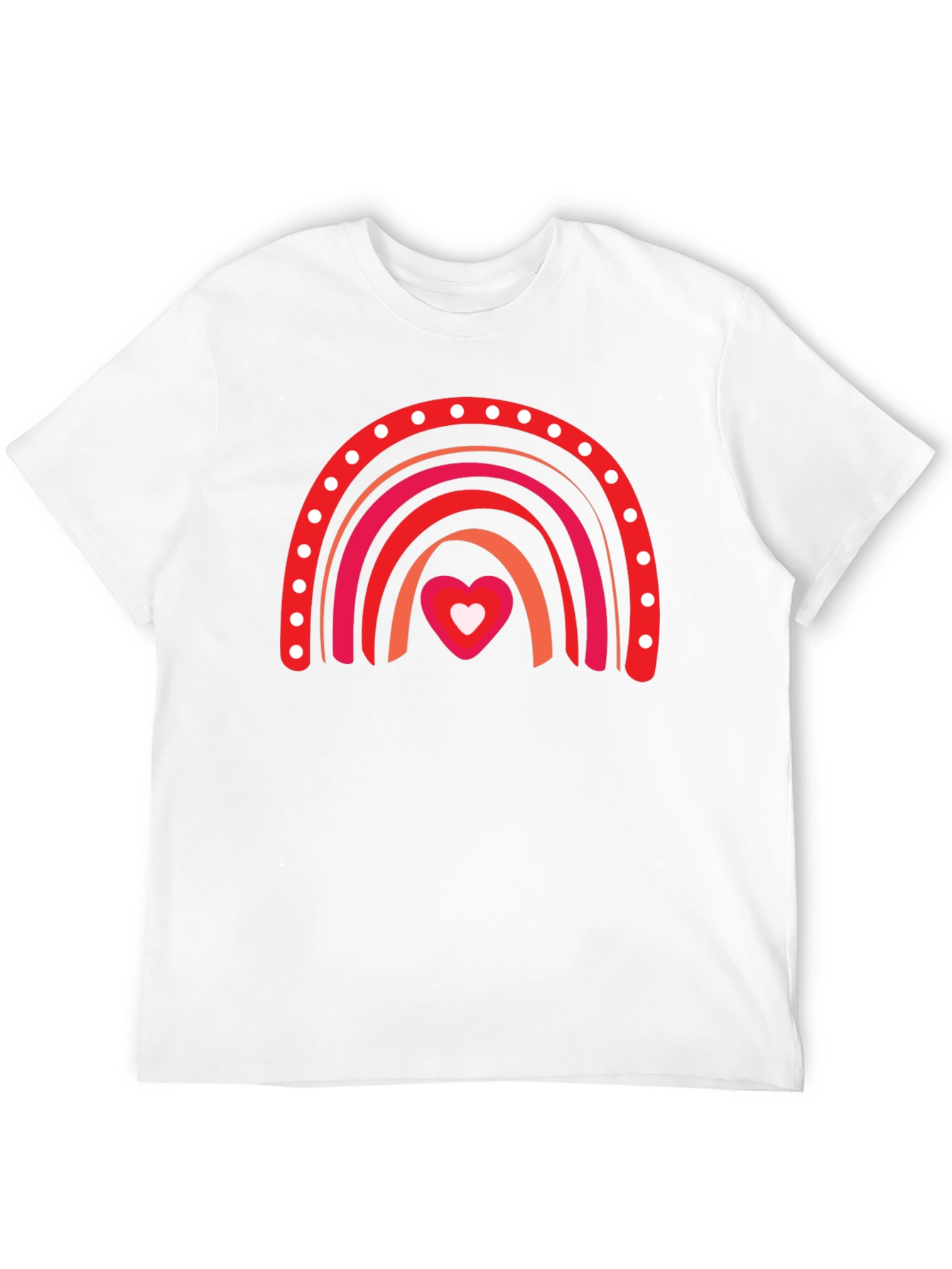 Love Rainbow Black T-Shirt