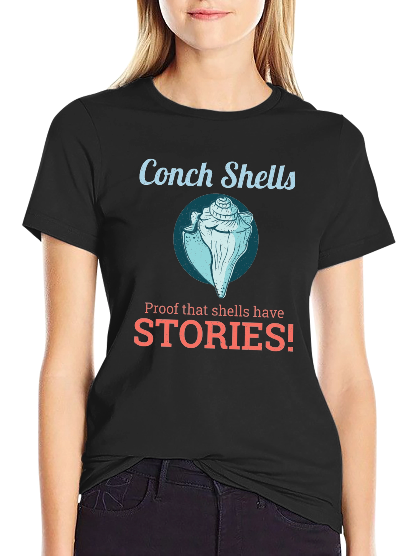 Conch Shells Graphic T-Shirt - Stories!