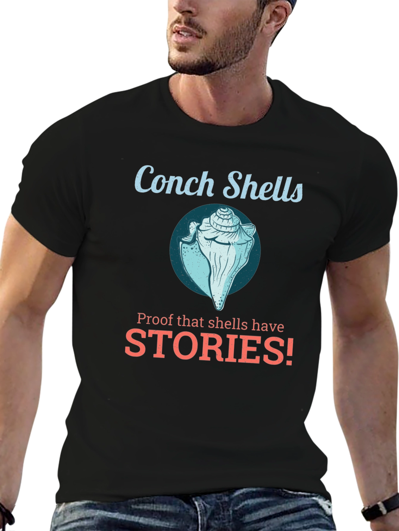 Conch Shells Graphic T-Shirt - Stories!