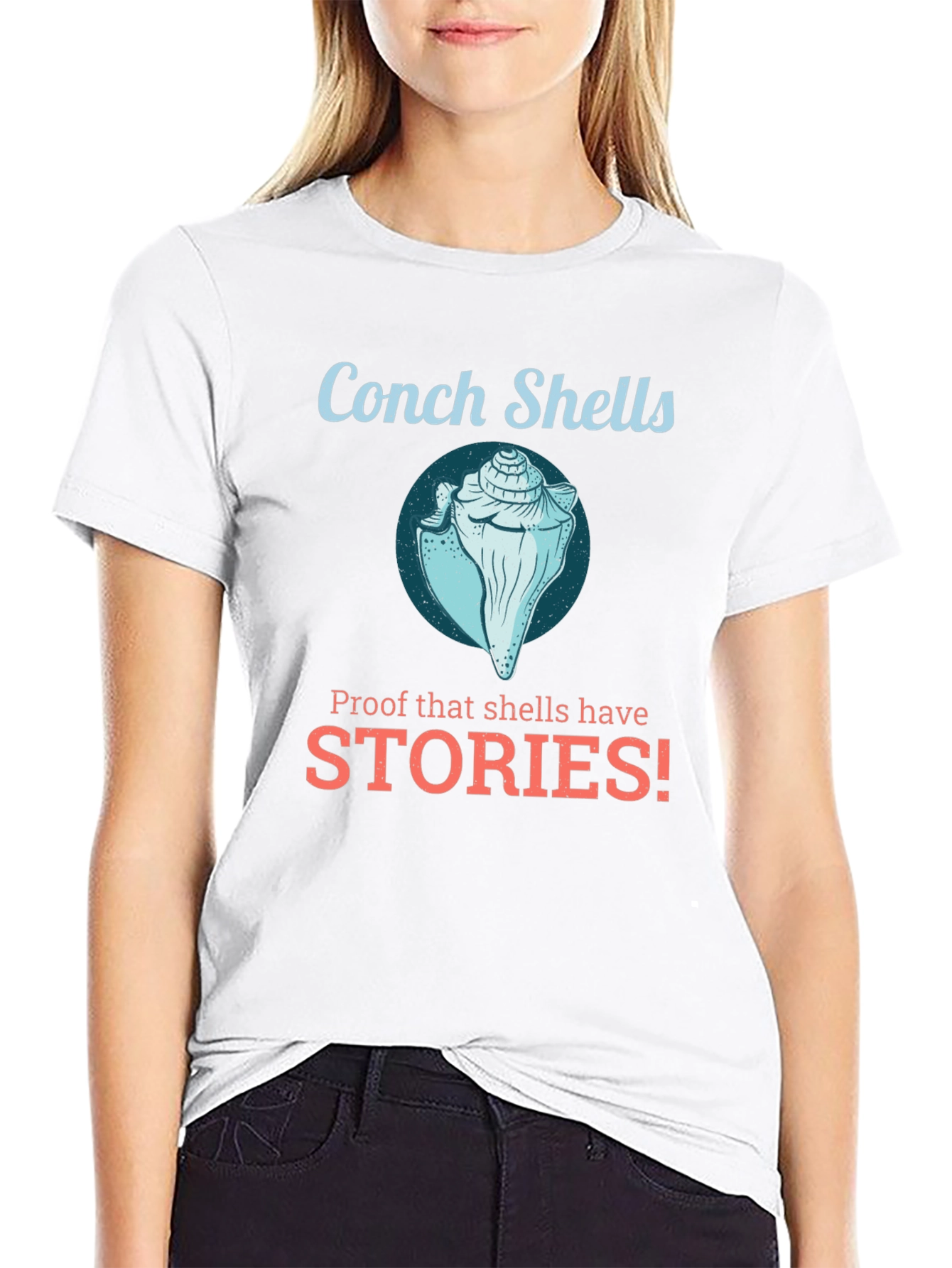 Conch Shells Graphic T-Shirt - Stories!