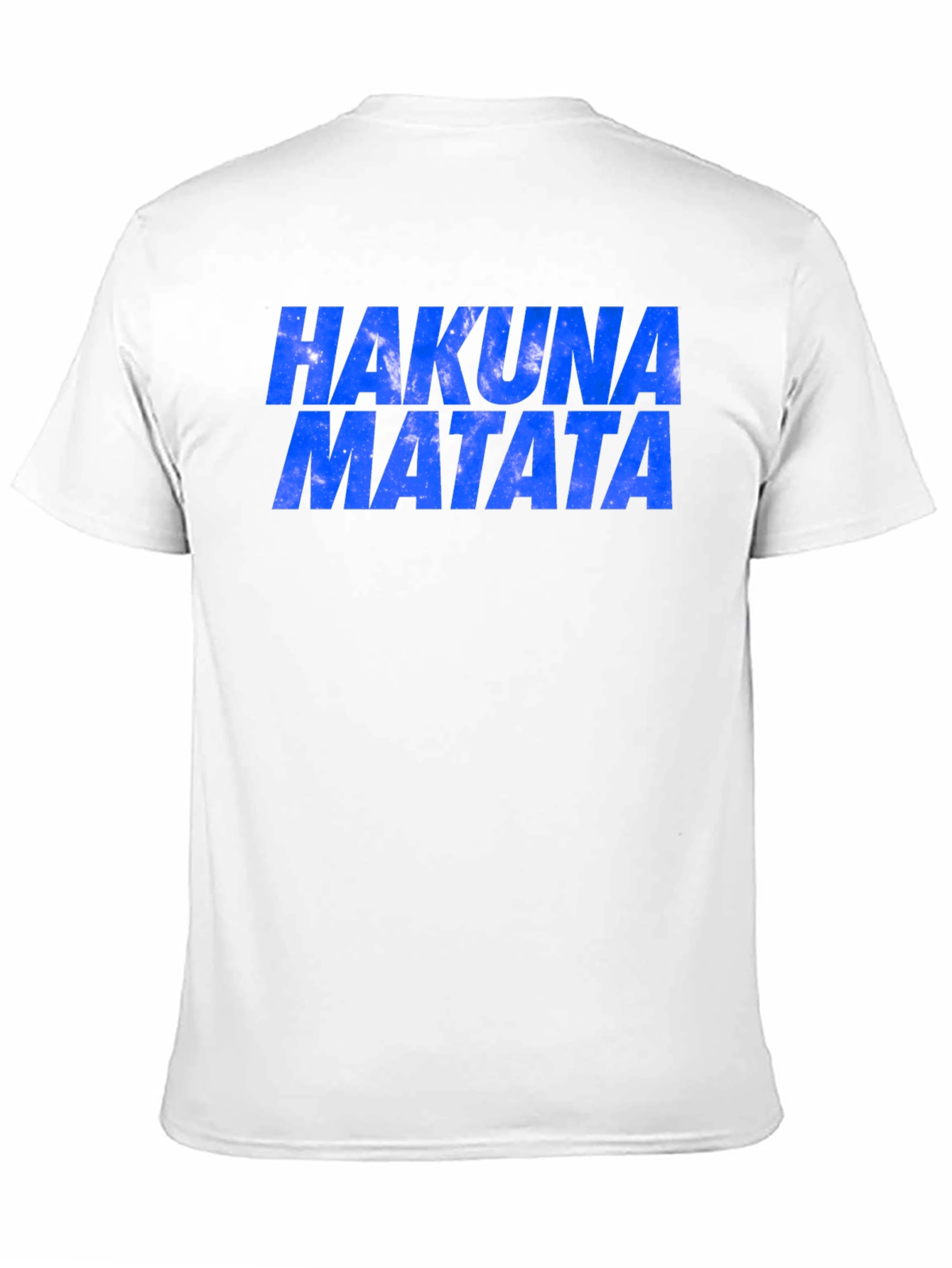 Hakuna Matata Graphic Tee - Black Cotton T-Shirt