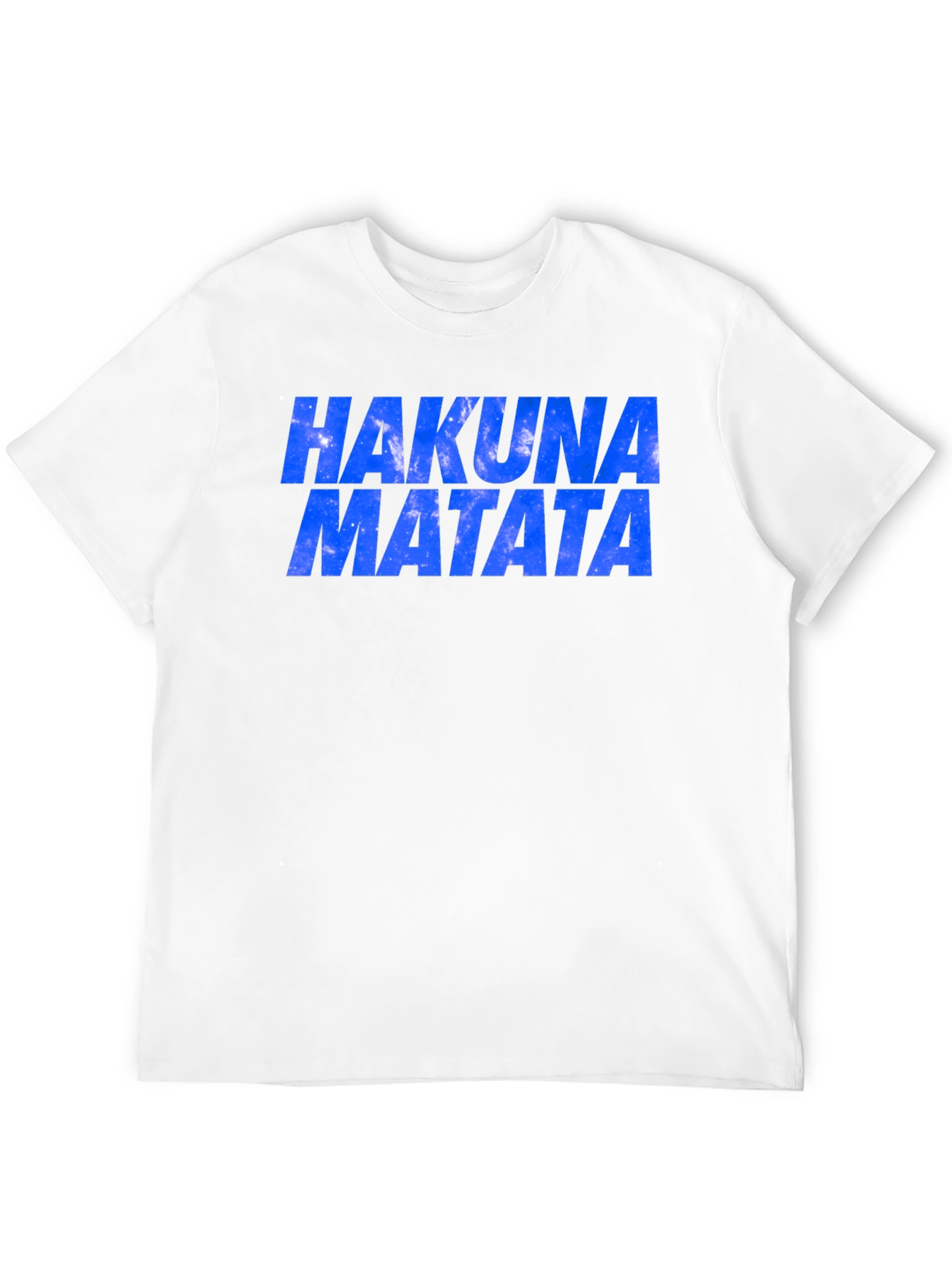 Hakuna Matata Graphic Tee - Black Cotton T-Shirt