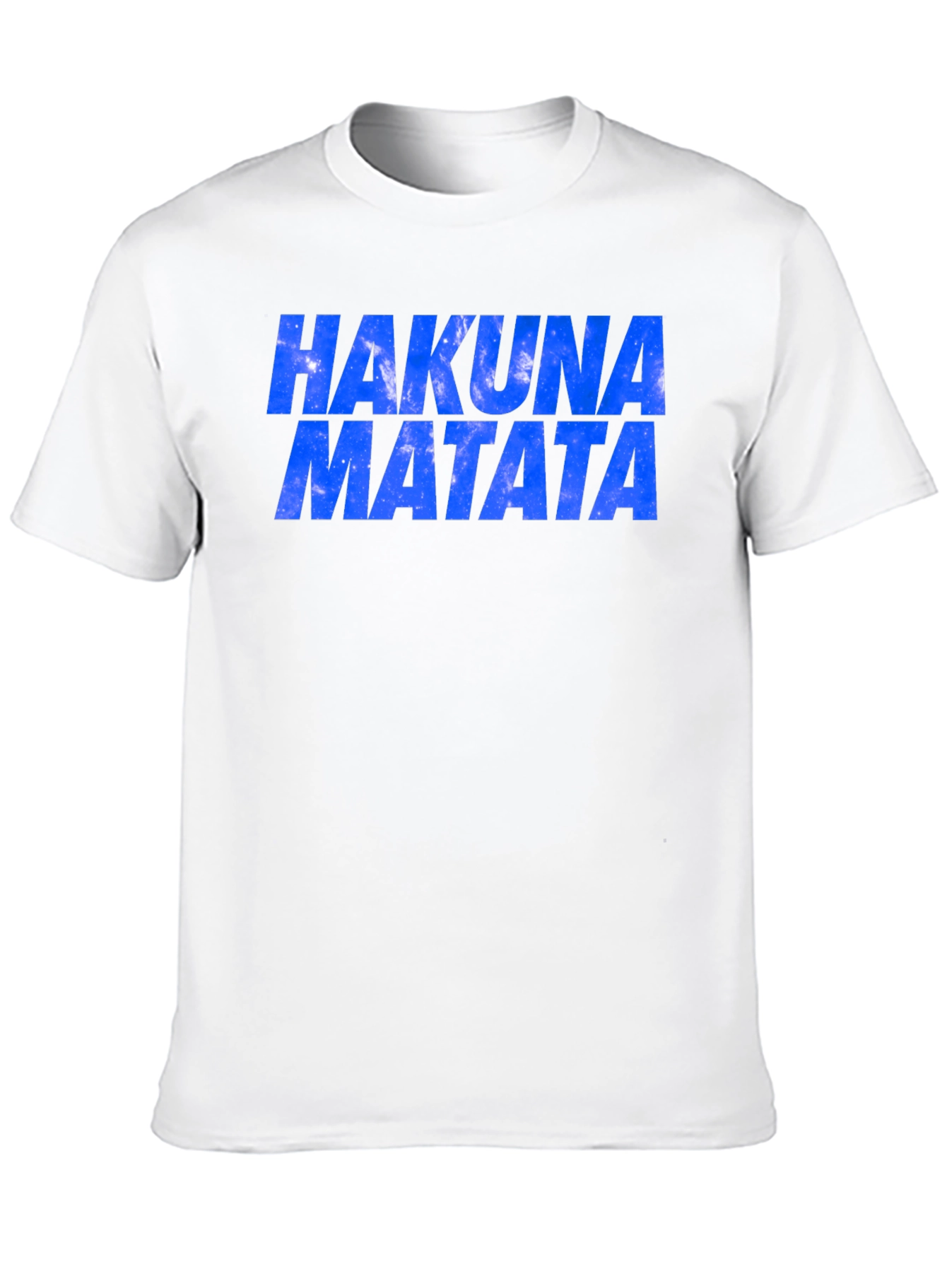 Hakuna Matata Graphic Tee - Black Cotton T-Shirt