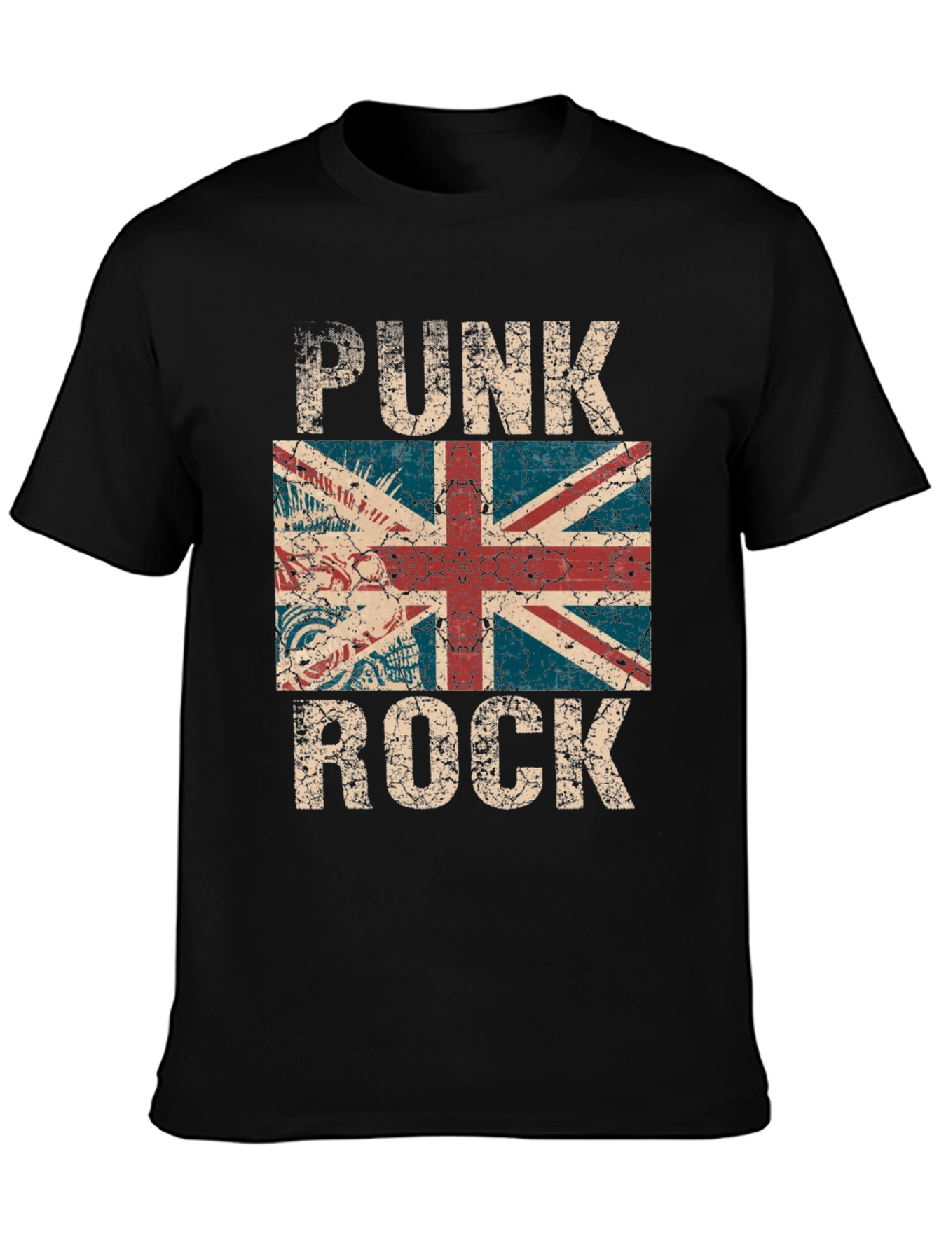 Punk Rock Union Jack Graphic Tee