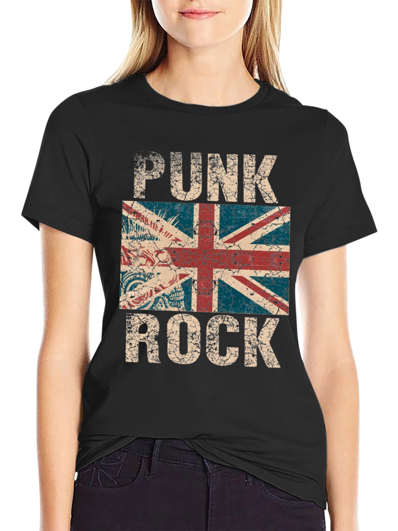 Punk Rock Union Jack Graphic Tee