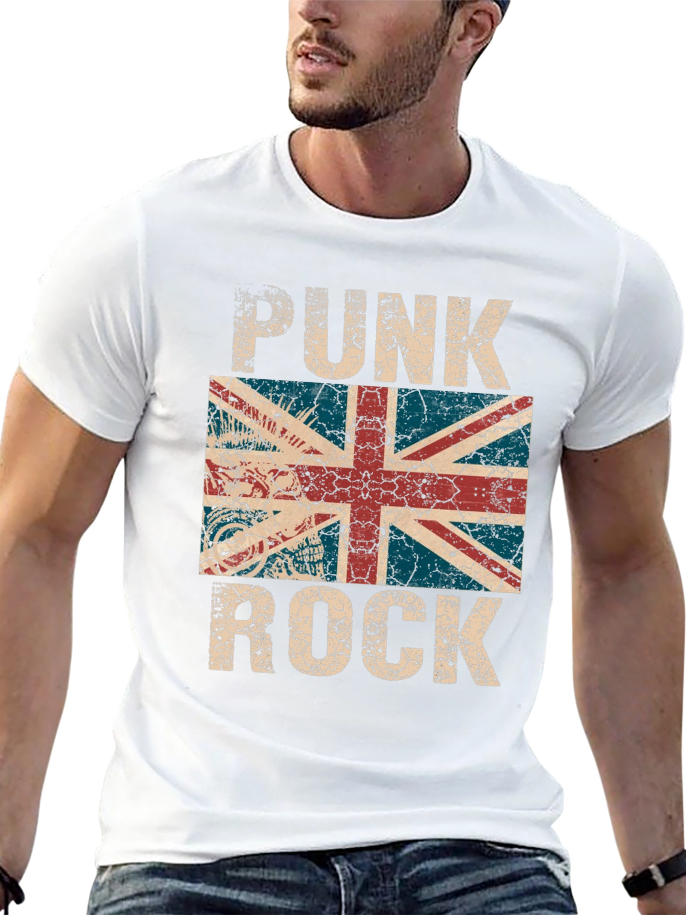 Punk Rock Union Jack Graphic Tee