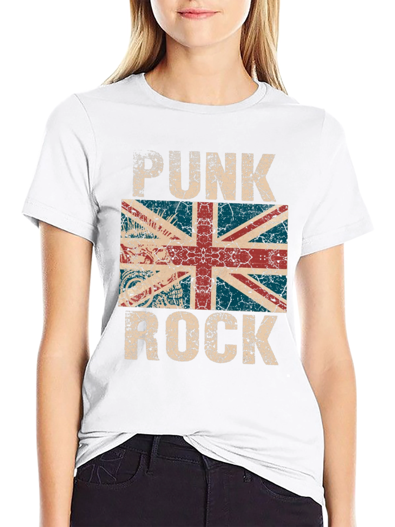 Punk Rock Union Jack Graphic Tee