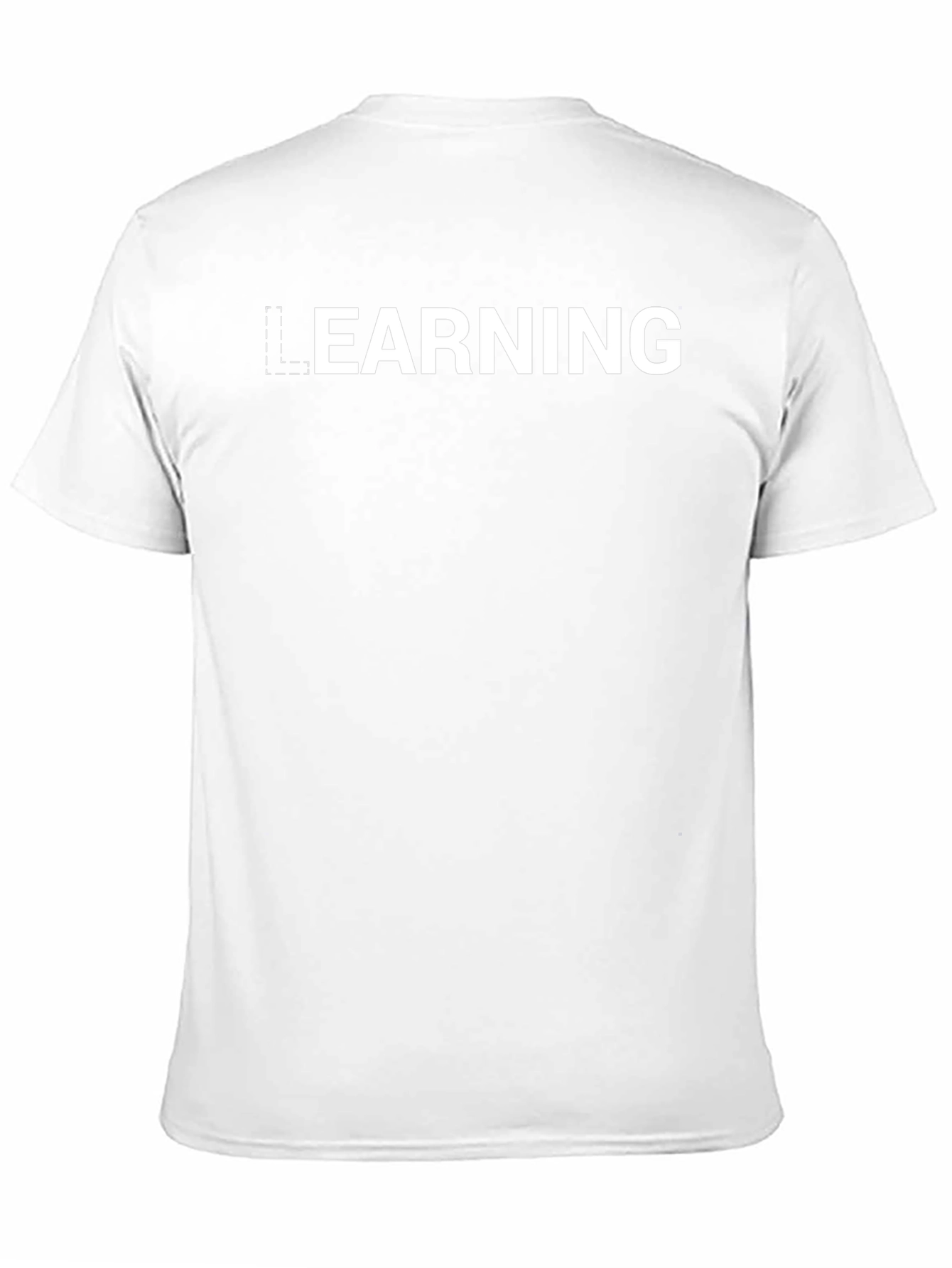 Learning Tee - Black Crew Neck