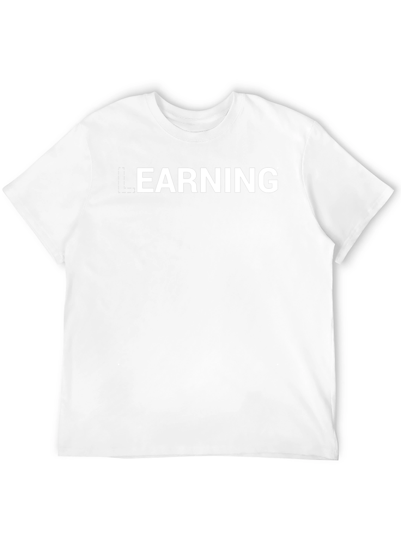 Learning Tee - Black Crew Neck