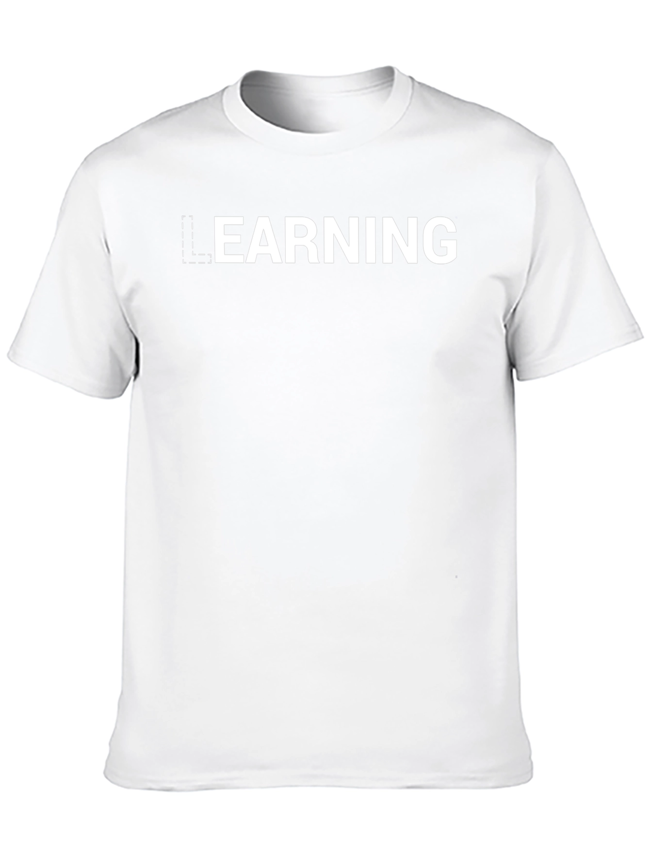 Learning Tee - Black Crew Neck
