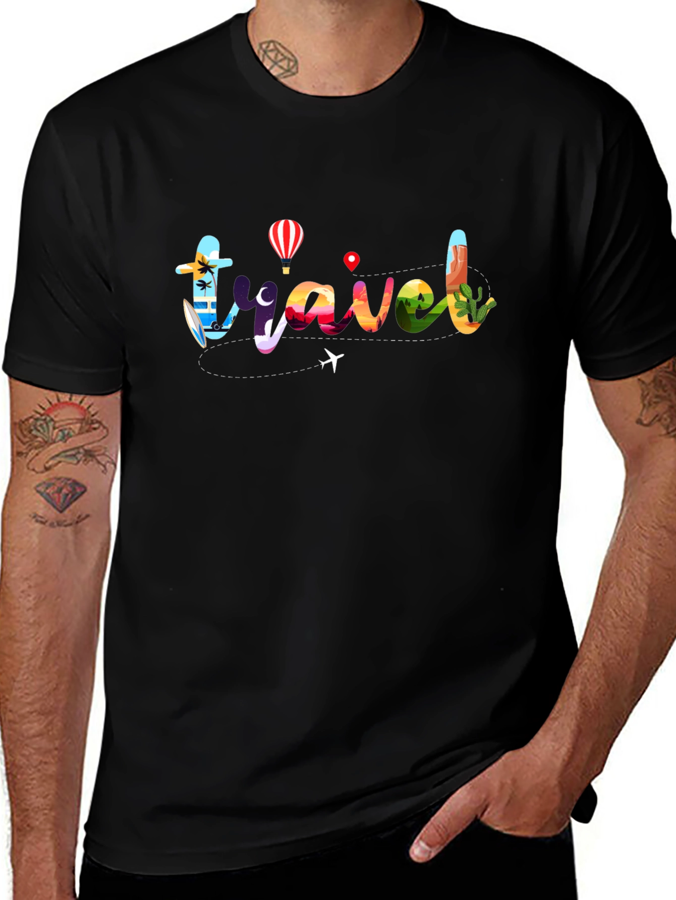 Travel Graphic Tee - Adventure Awaits!