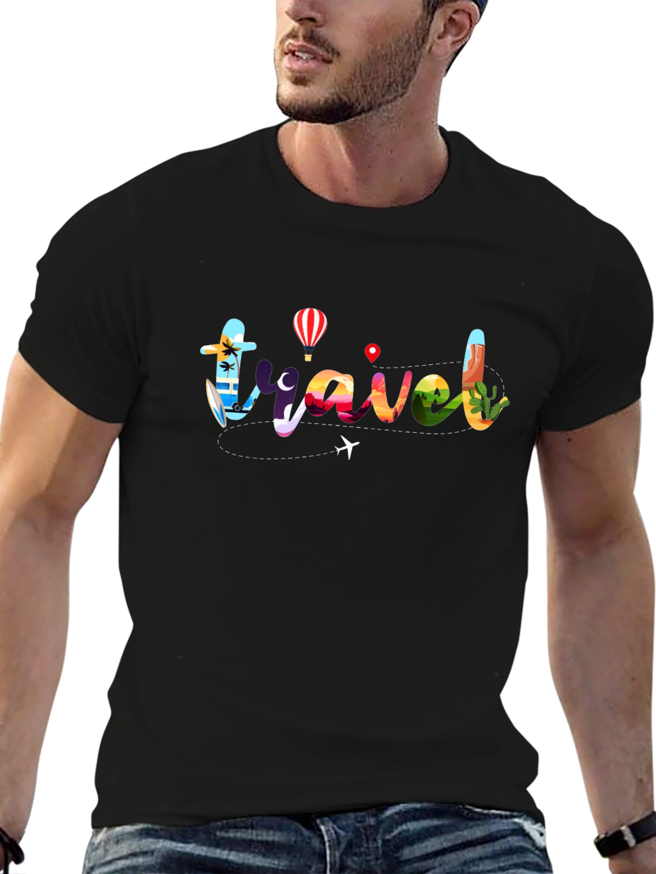 Travel Graphic Tee - Adventure Awaits!