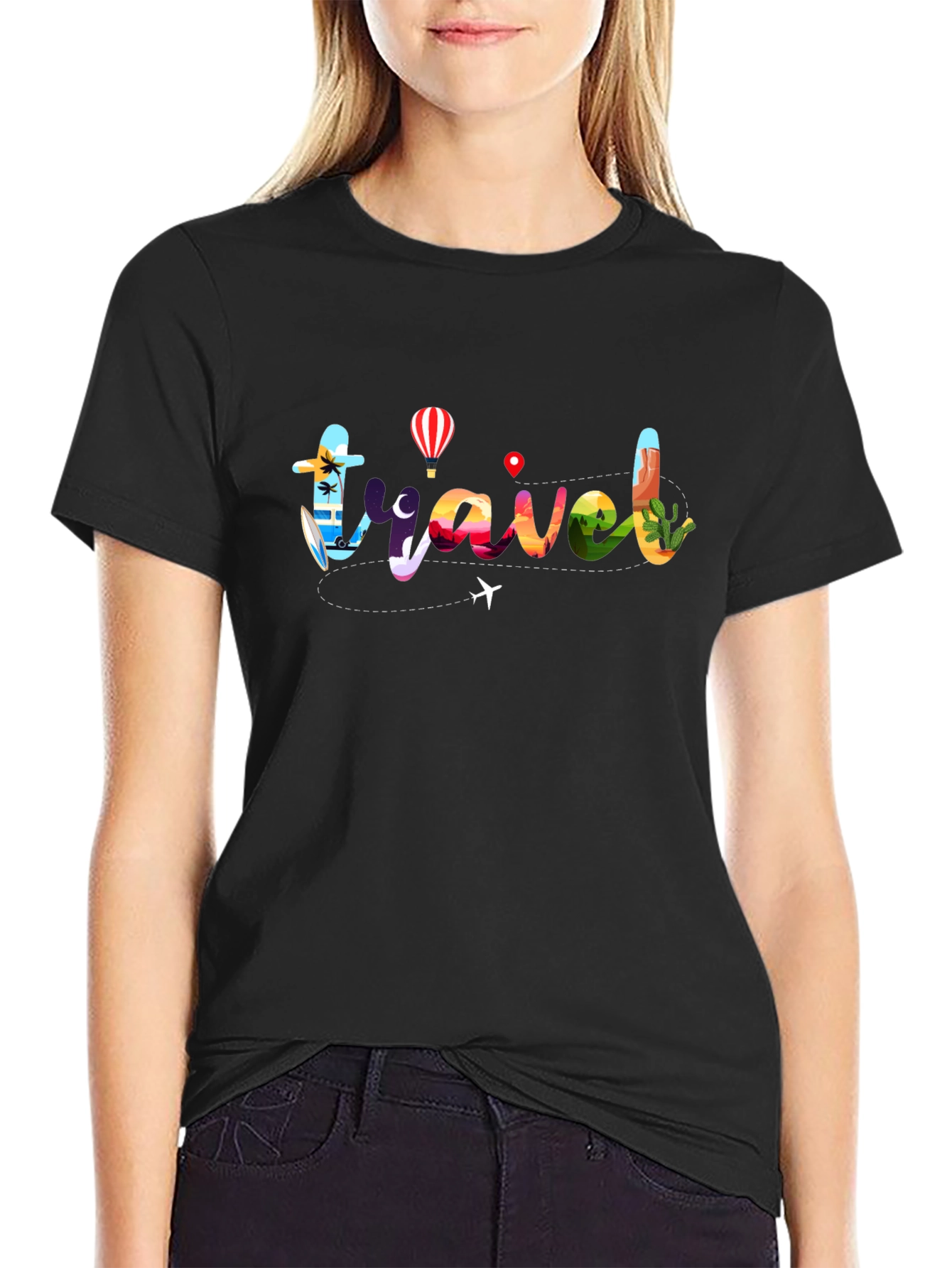 Travel Graphic Tee - Adventure Awaits!