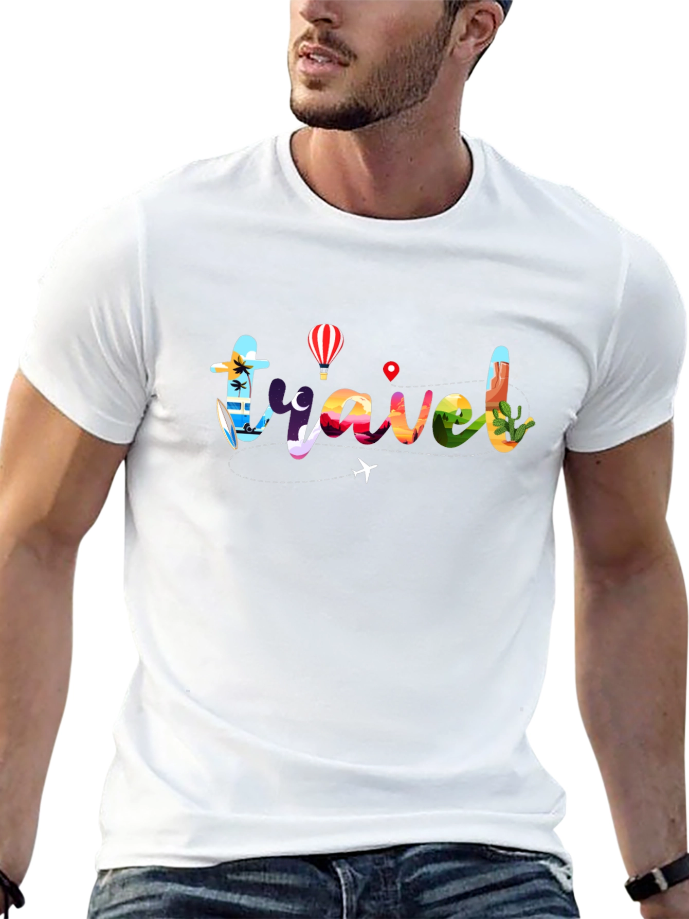 Travel Graphic Tee - Adventure Awaits!