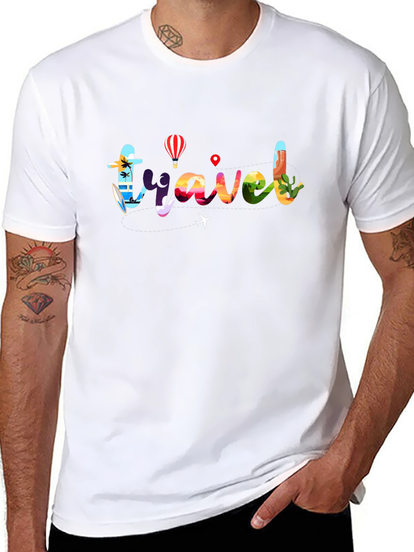 Travel Graphic Tee - Adventure Awaits!