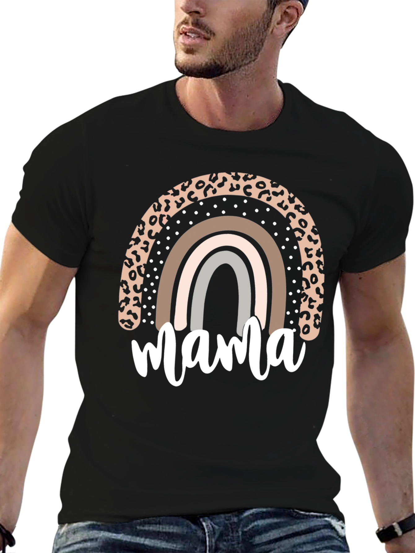 Mama Rainbow Graphic Tee