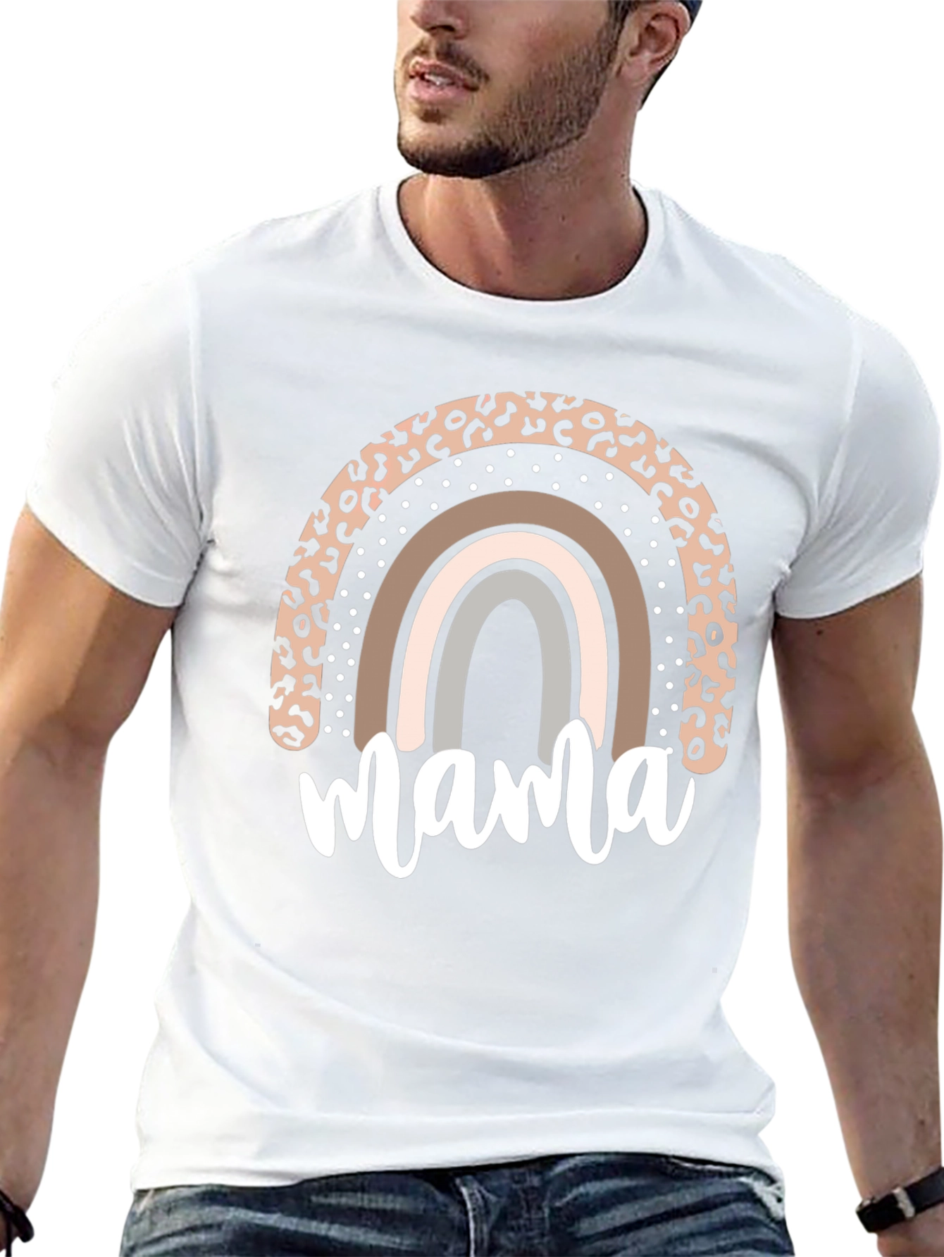 Mama Rainbow Graphic Tee