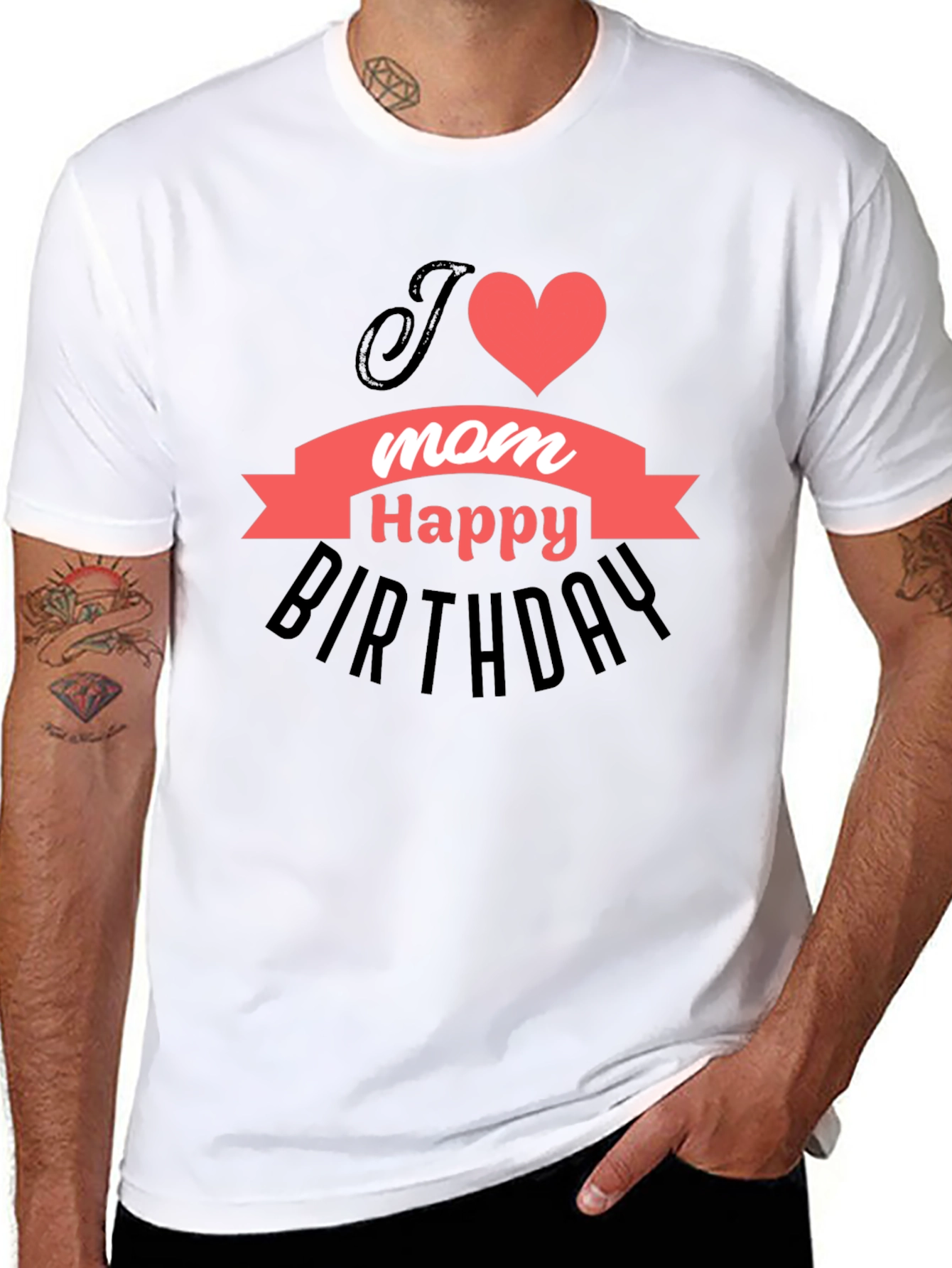 I Heart Mom Happy Birthday T-Shirt