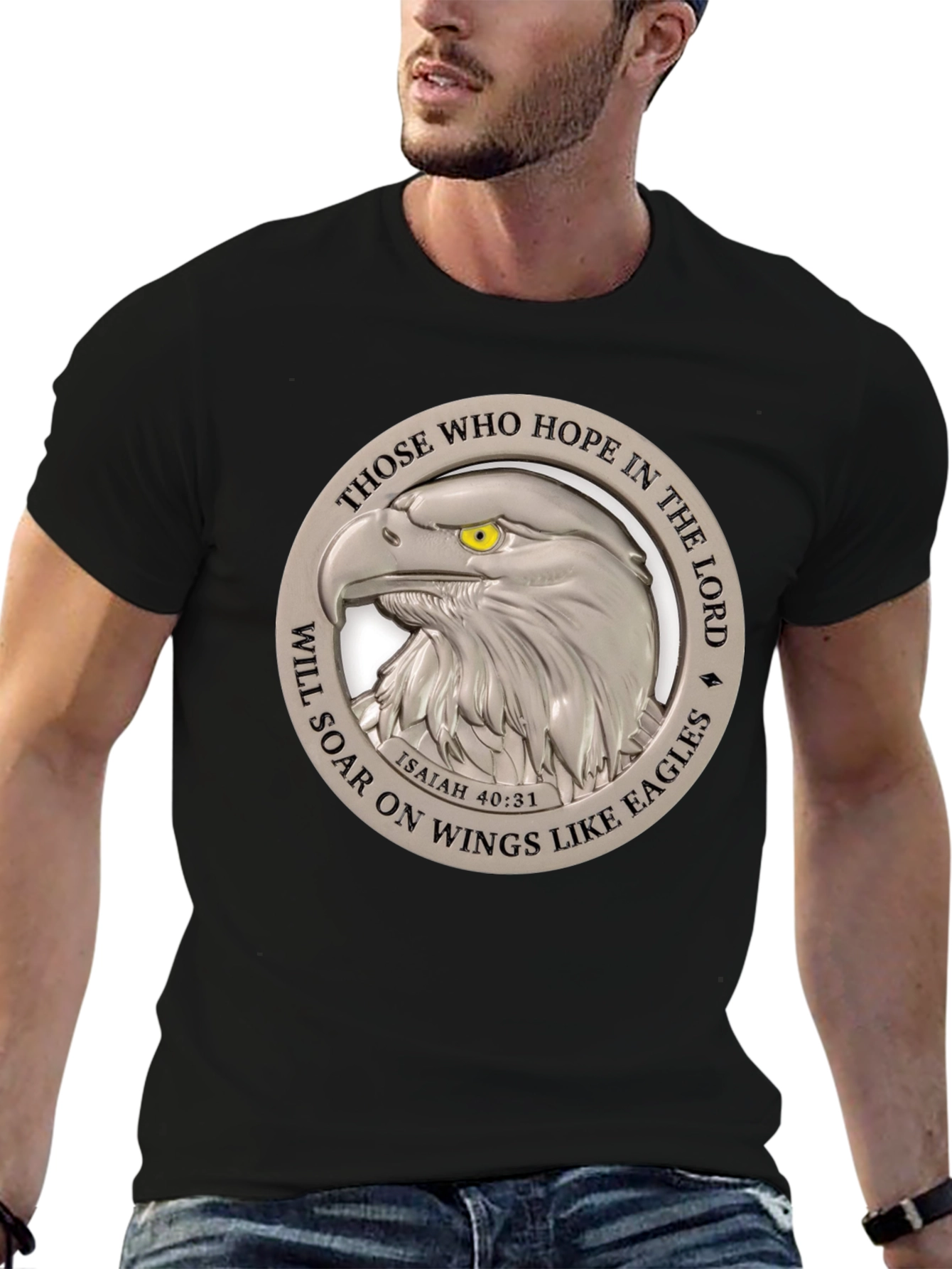 Eagle Wings T-Shirt: Isaiah 40:31 Hope