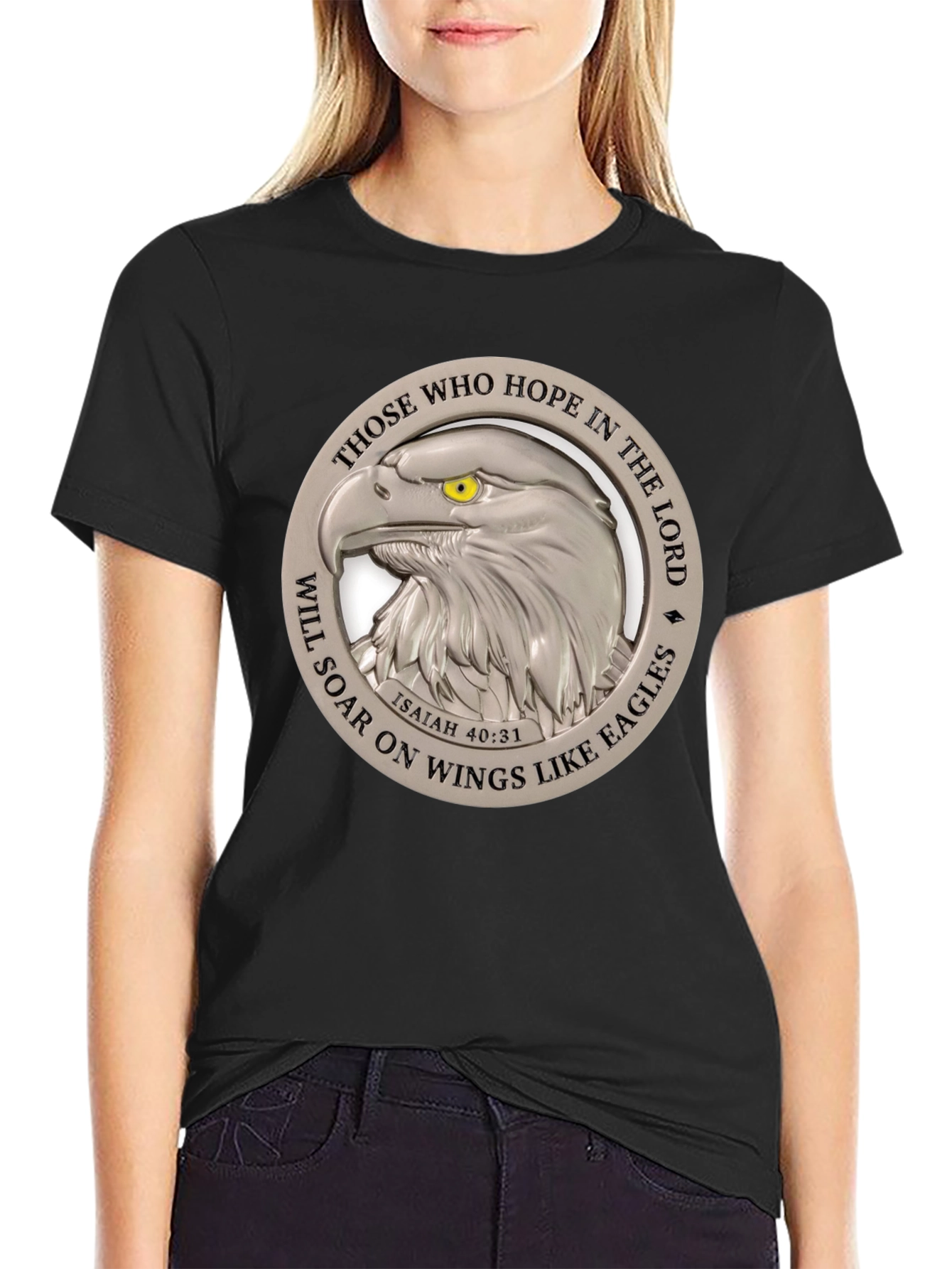Eagle Wings T-Shirt: Isaiah 40:31 Hope