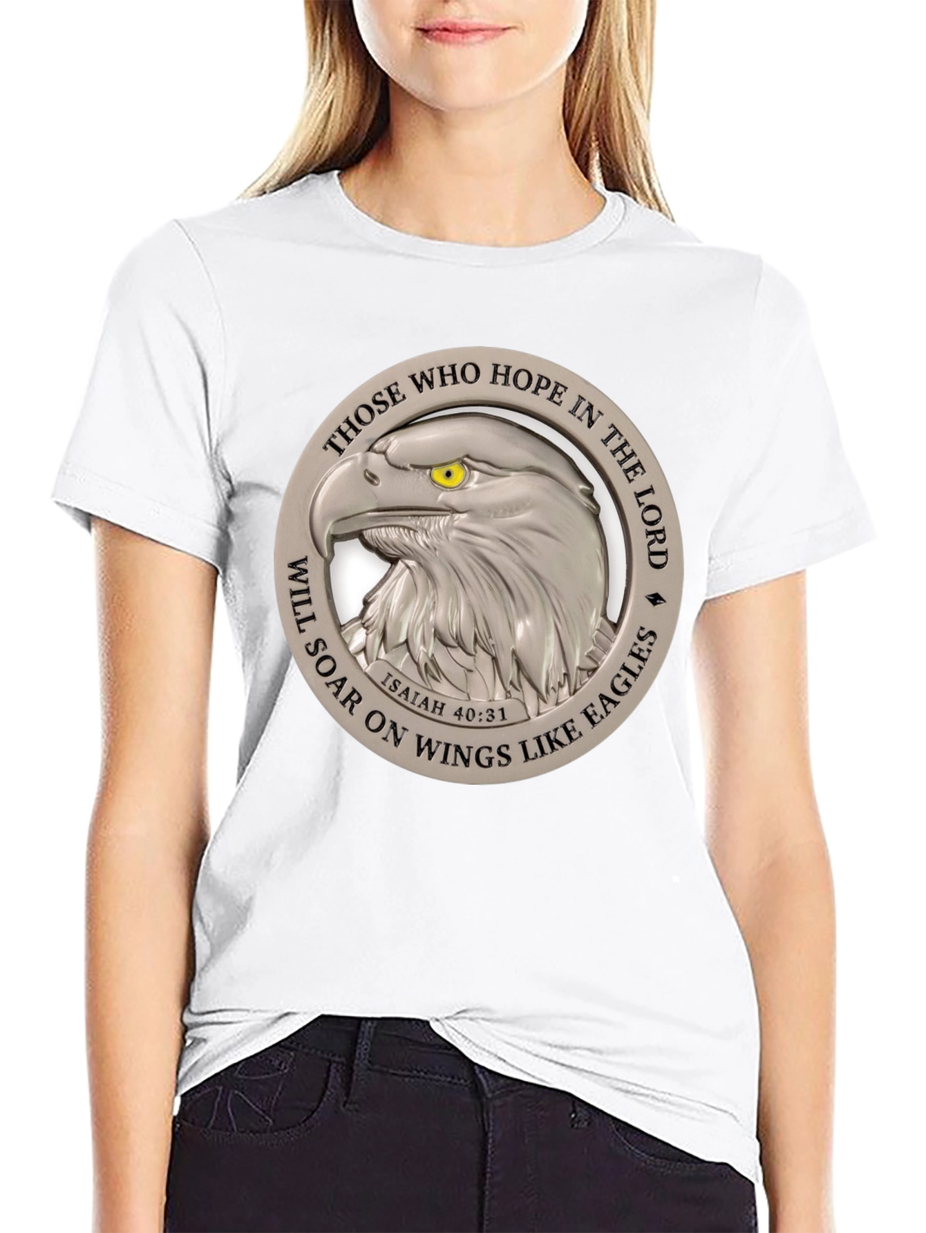 Eagle Wings T-Shirt: Isaiah 40:31 Hope