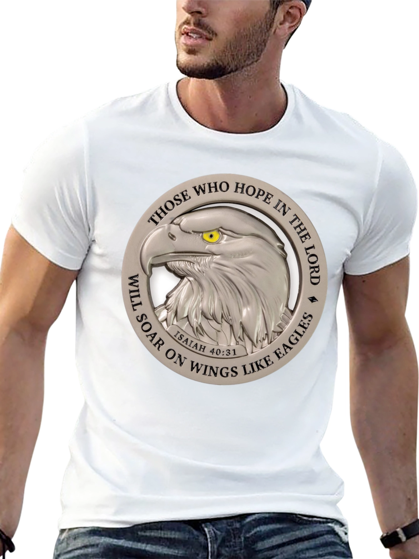 Eagle Wings T-Shirt: Isaiah 40:31 Hope