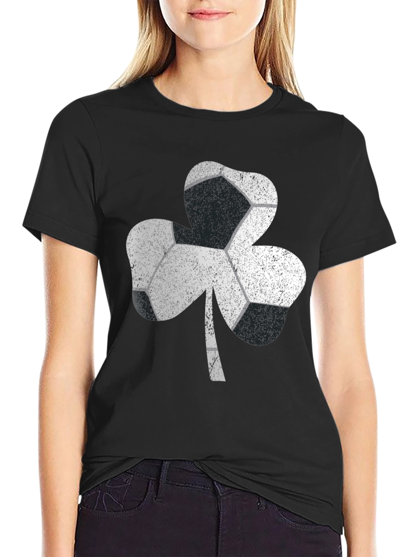 Shamrock Soccer Ball Graphic Tee