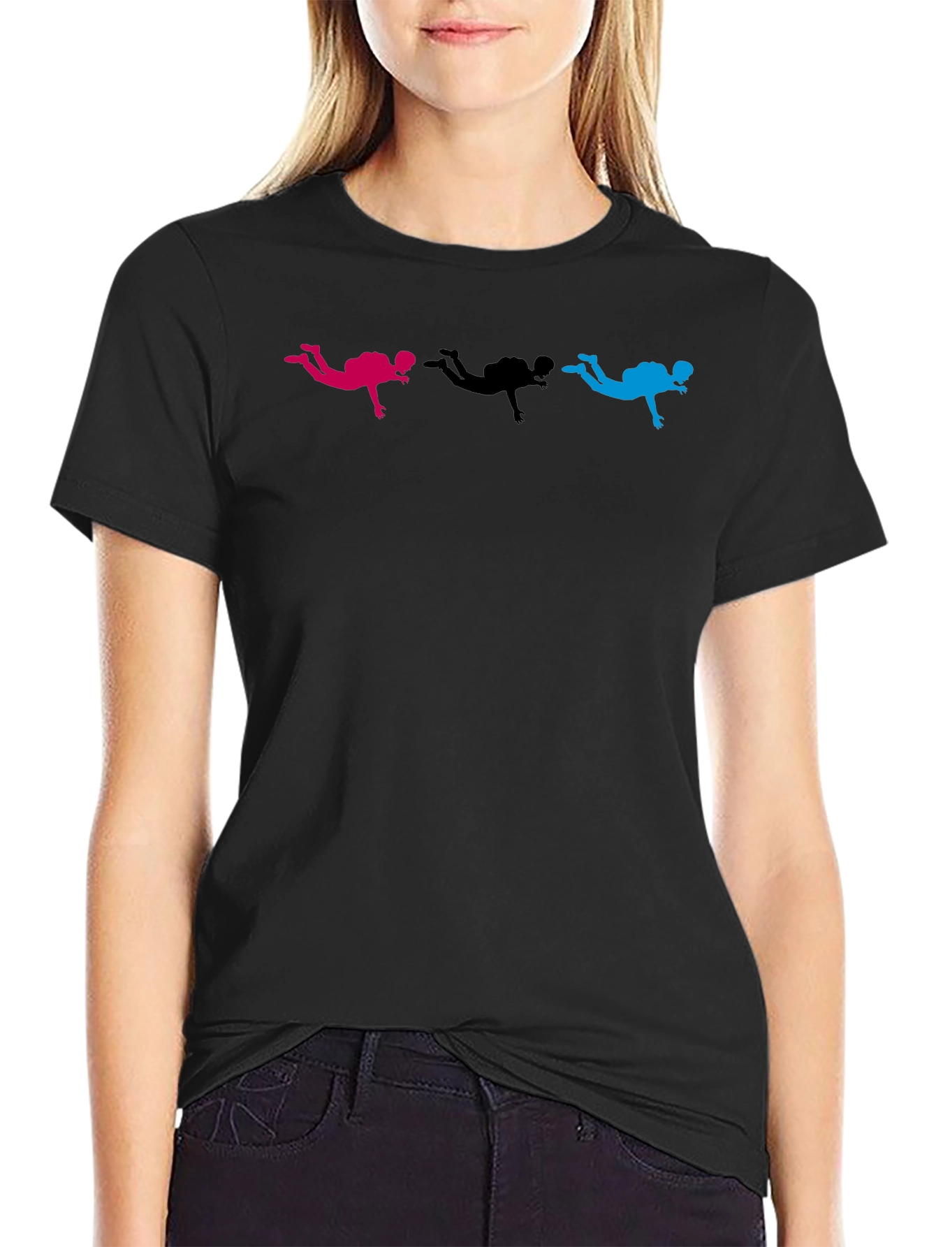 Skydiver Graphic Black T-Shirt