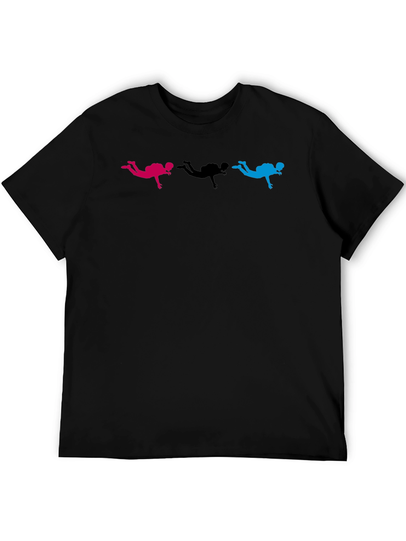 Skydiver Graphic Black T-Shirt