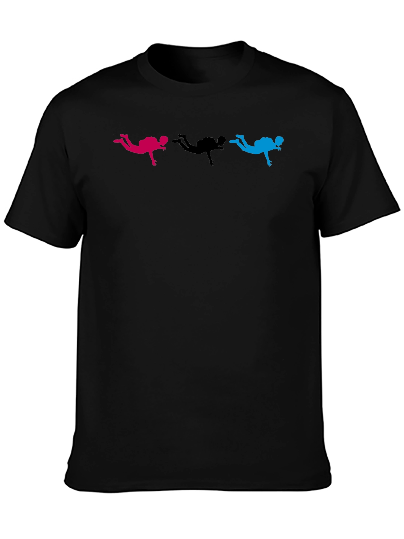 Skydiver Graphic Black T-Shirt