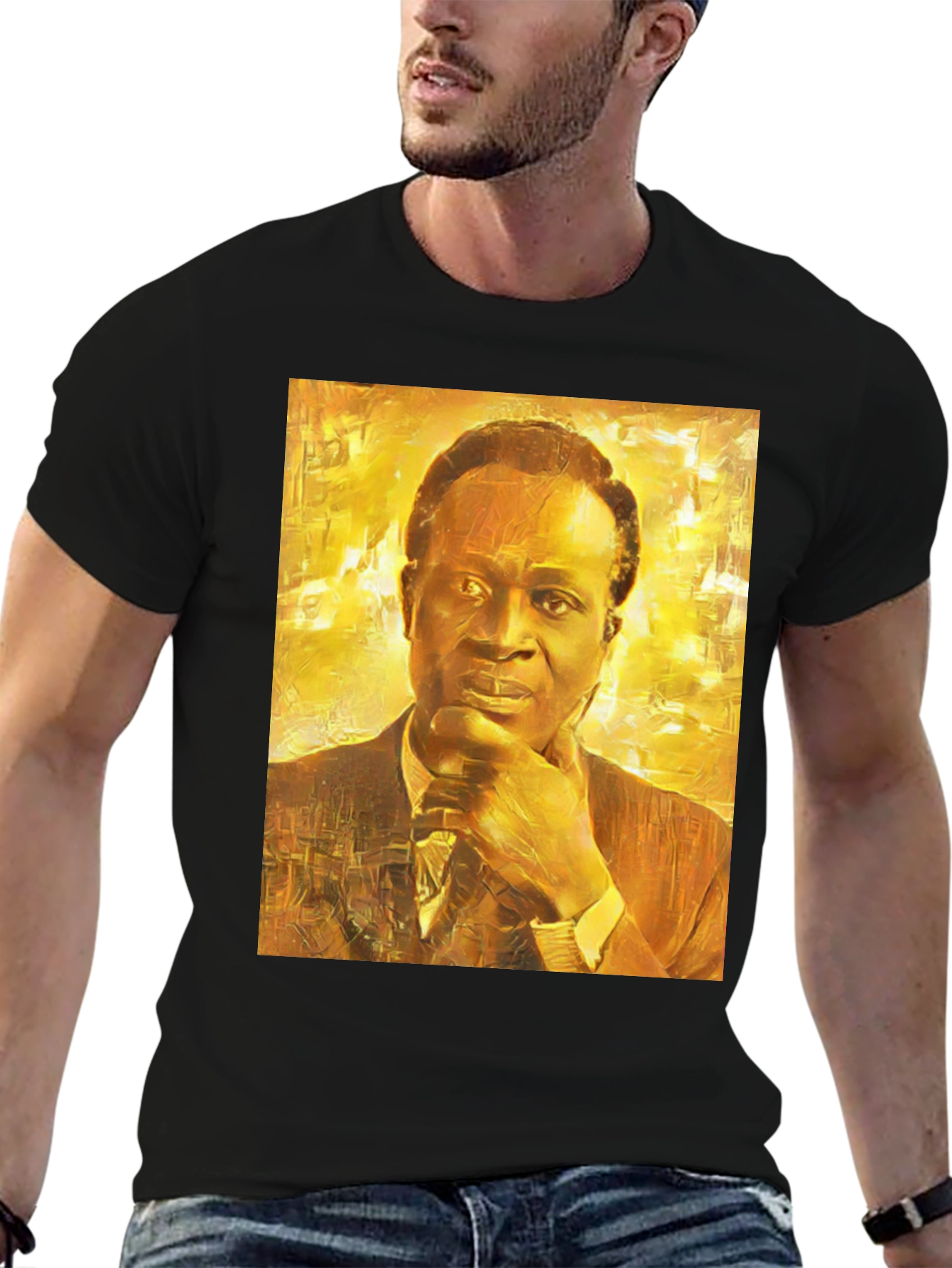 Kwame Nkrumah T-Shirt - Artistic Portrait