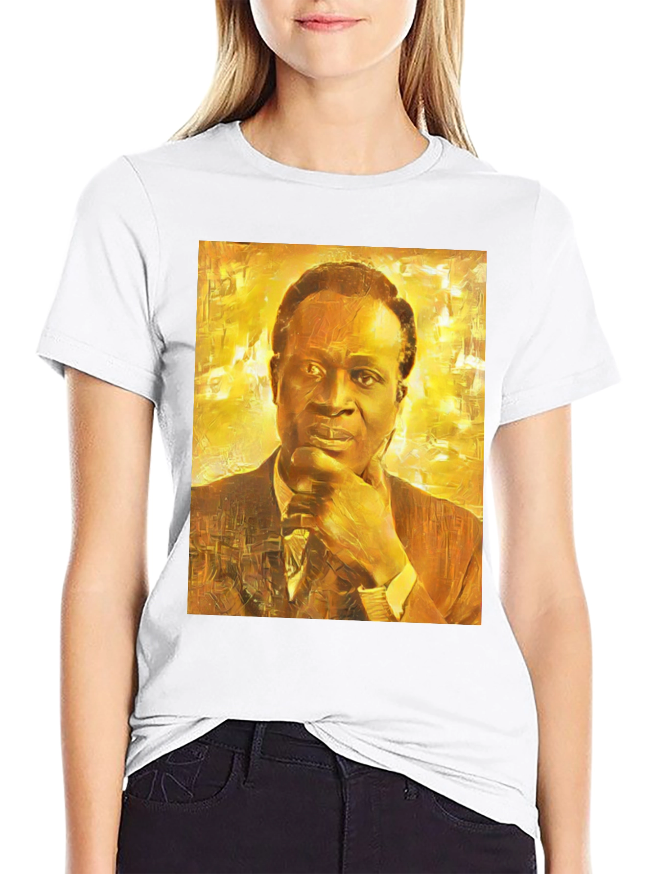 Kwame Nkrumah T-Shirt - Artistic Portrait