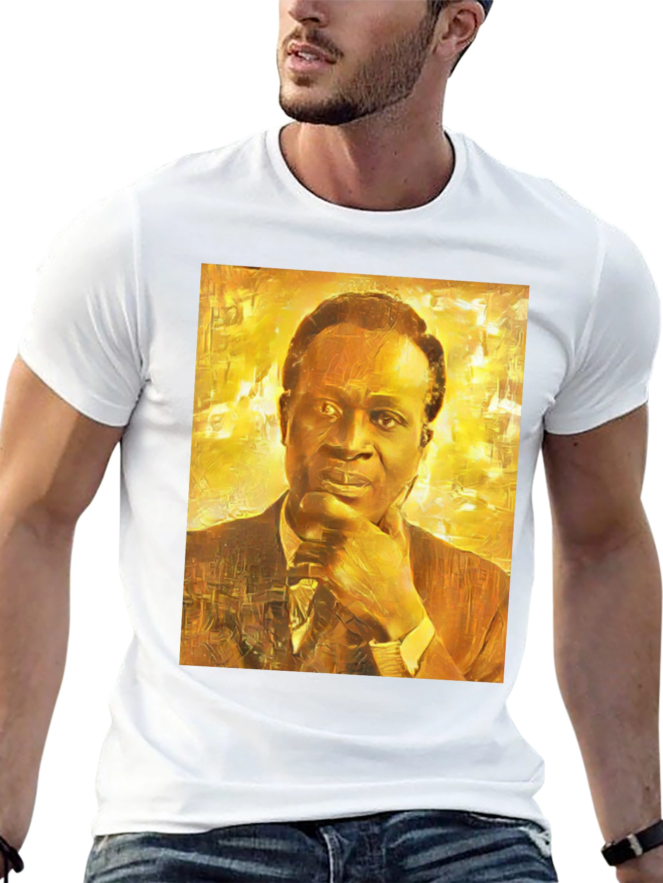 Kwame Nkrumah T-Shirt - Artistic Portrait