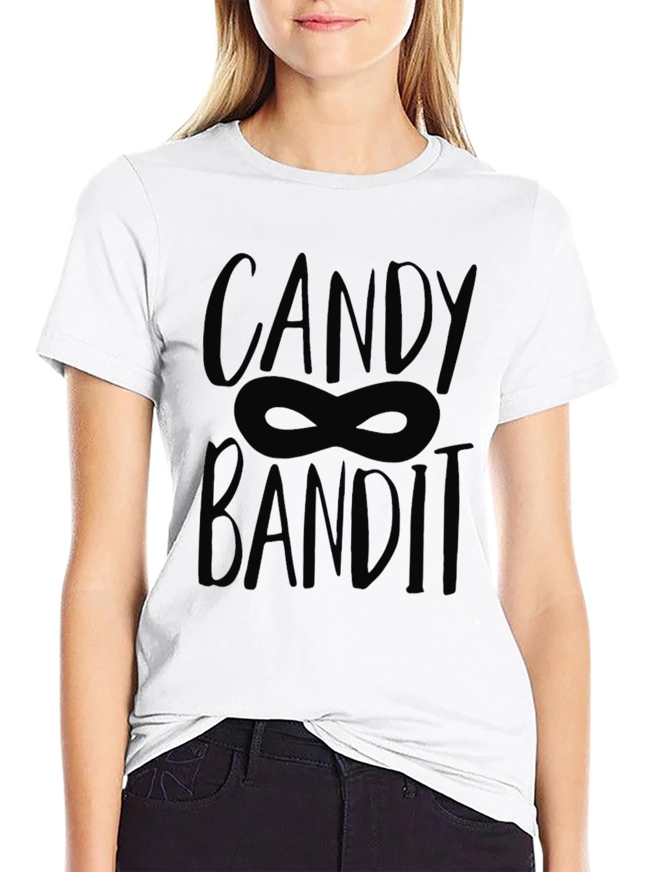 Candy Bandit Graphic Tee - Halloween Fun!