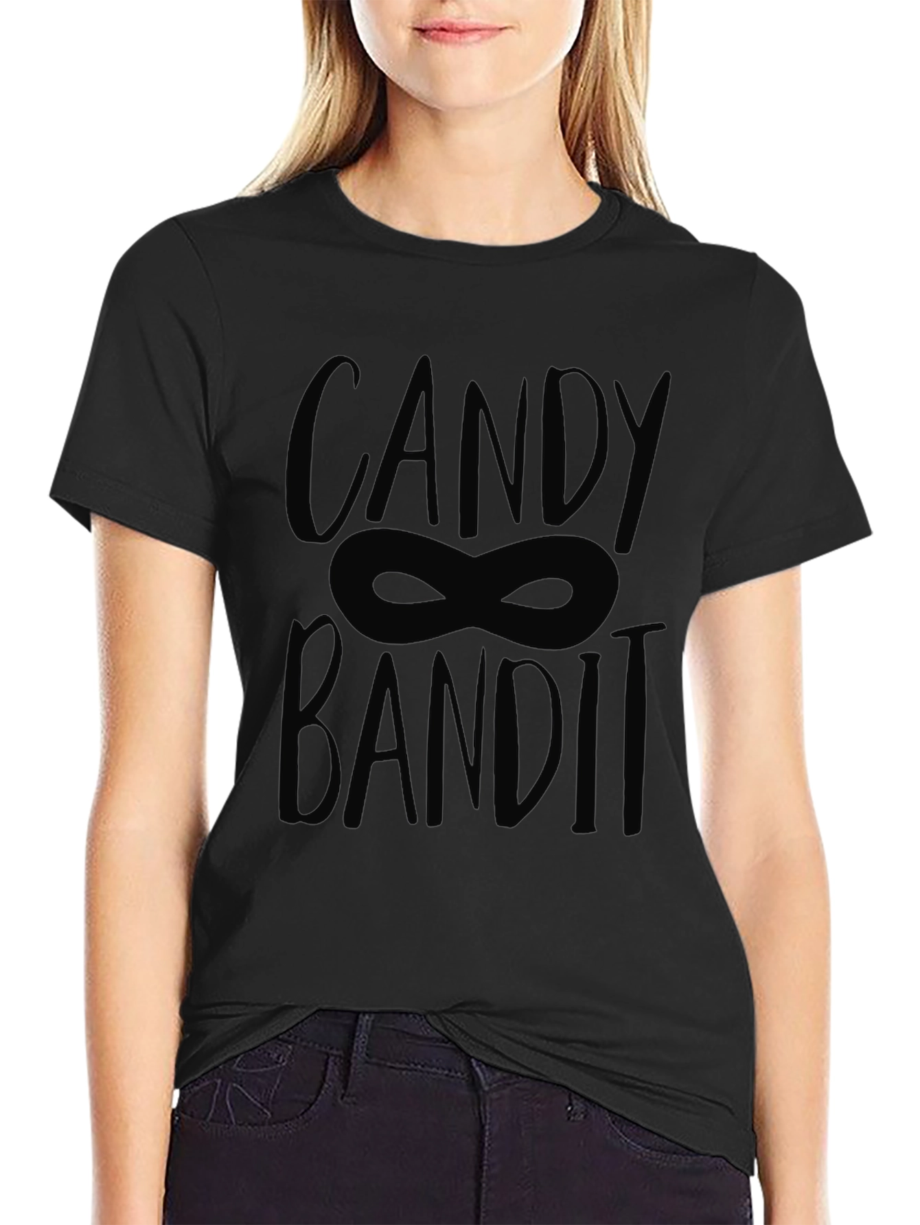 Candy Bandit Graphic Tee - Halloween Fun!