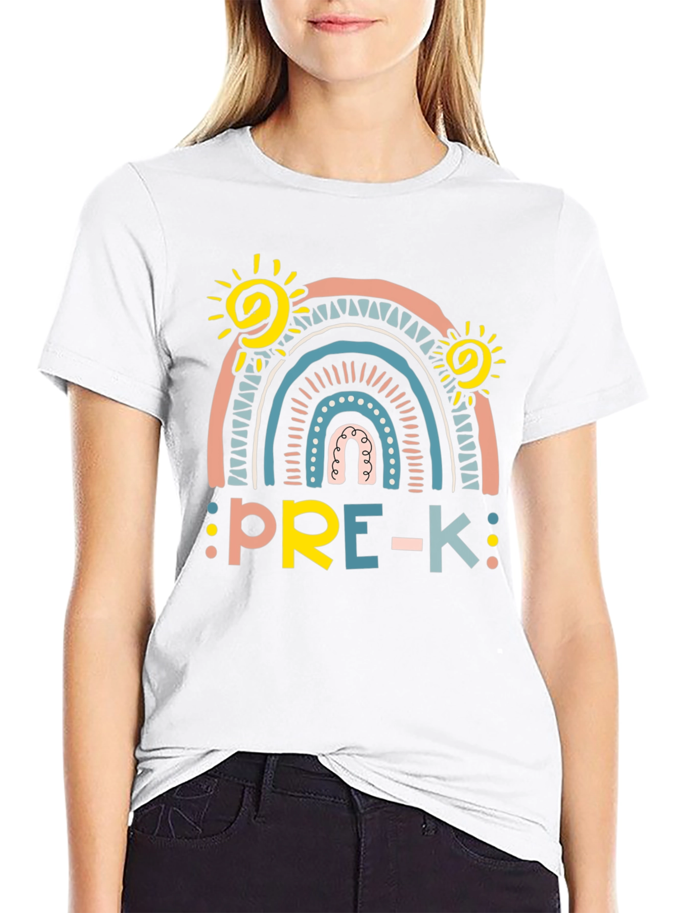 Pre-K Rainbow Graphic T-Shirt